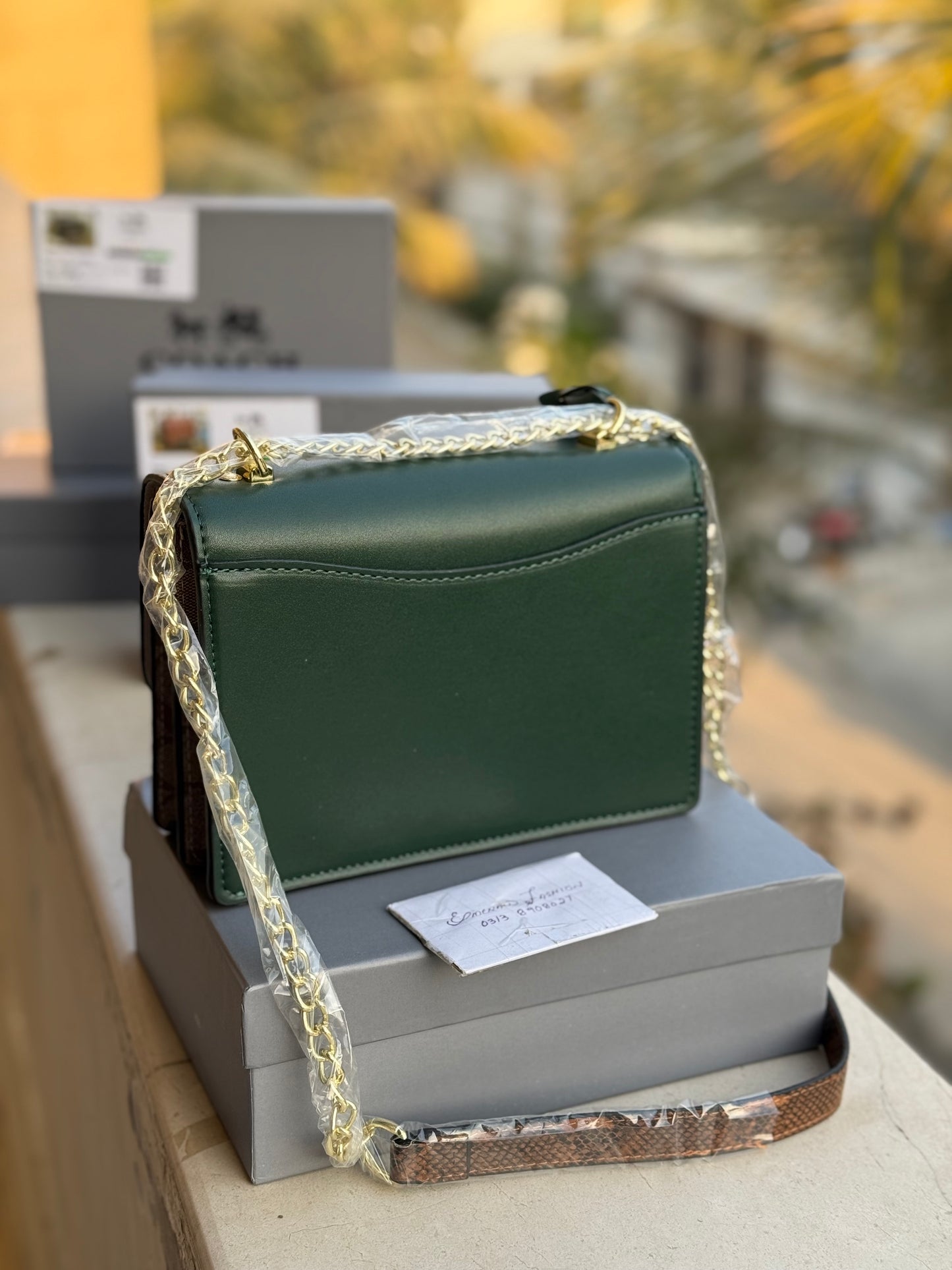COACH KLARE Crossbody Bag Green