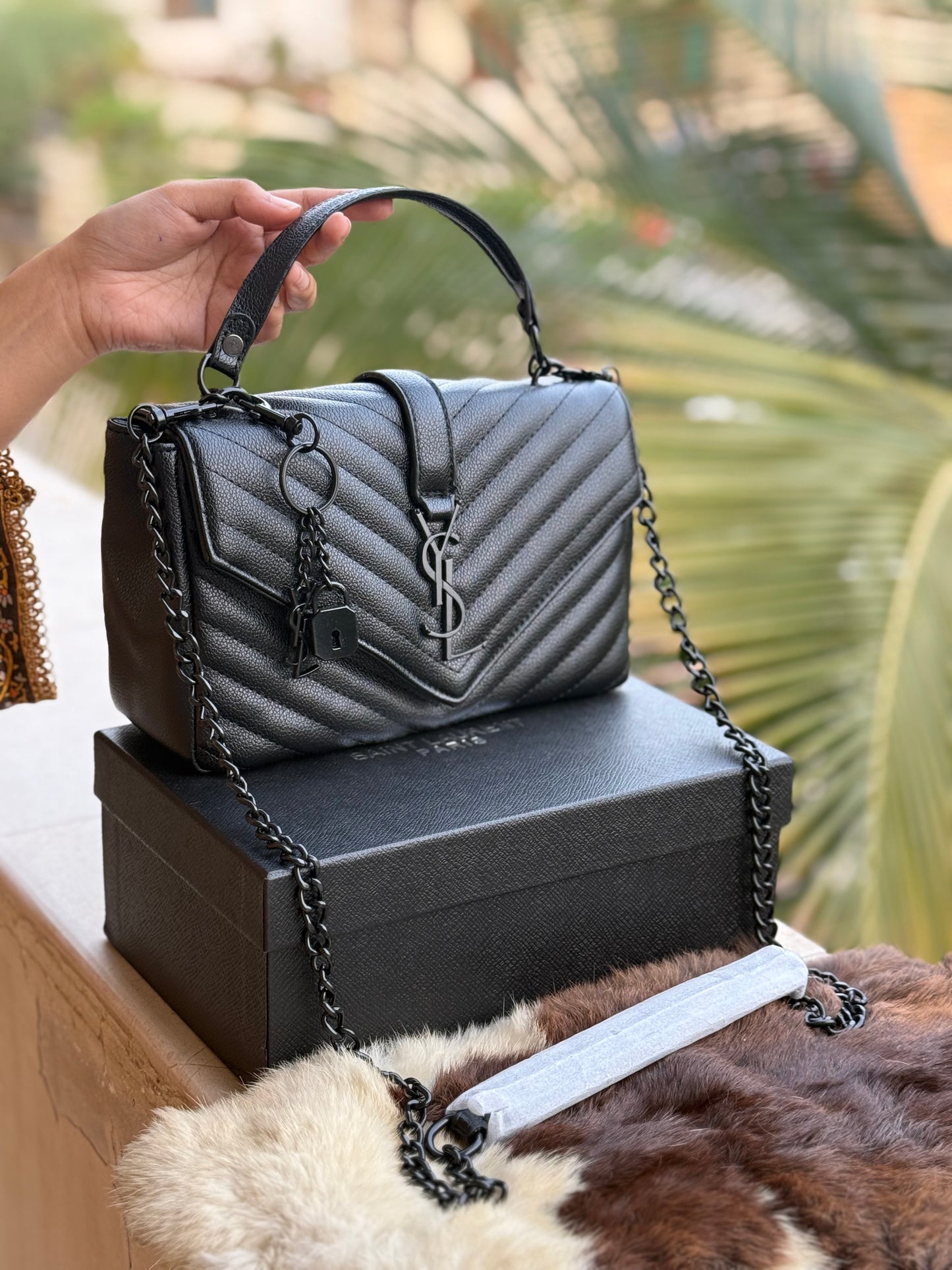 YSL Saint Lauren College Shoulder Bag!