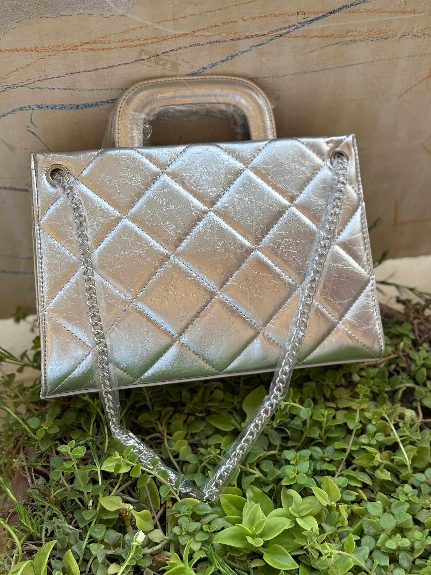 Charles & Keith Apfra Quilted Chain Master Series With Box