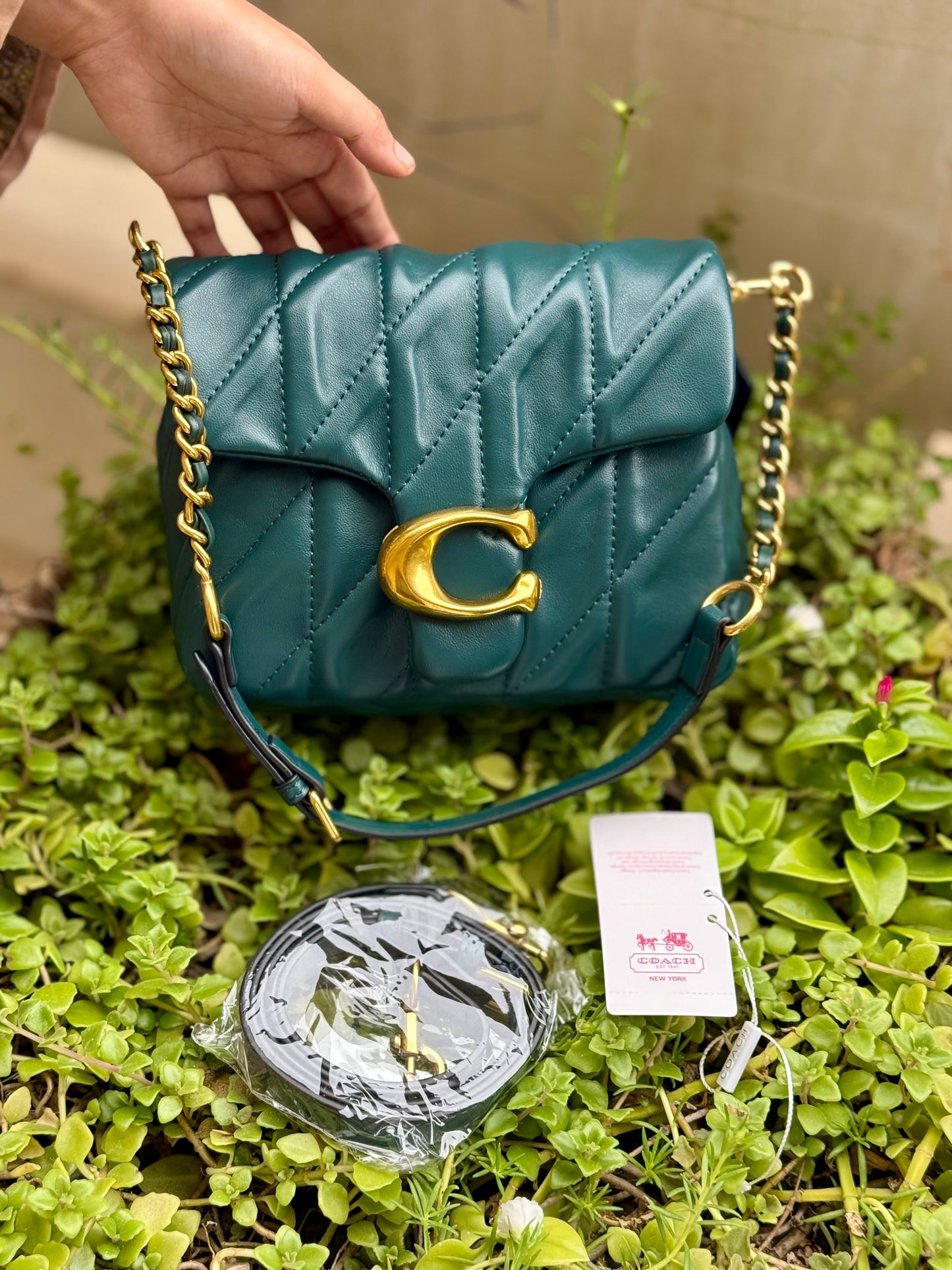 Coach Times Square Tabby Shoulder Bag With Quilting