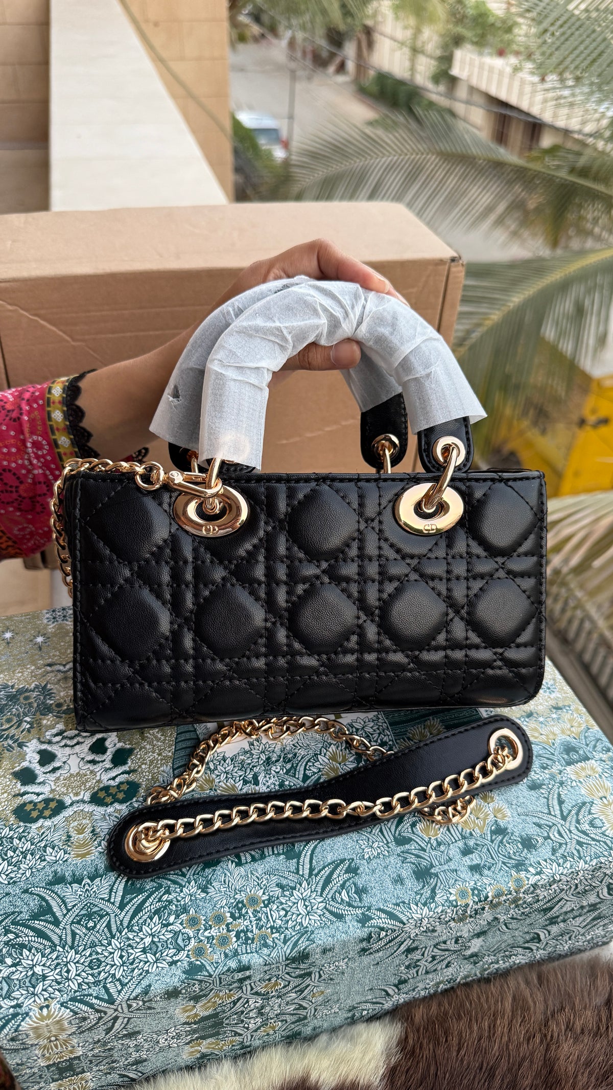 Lady D-Joy Bag-Bow Edition-AAA Series-Double Folding box