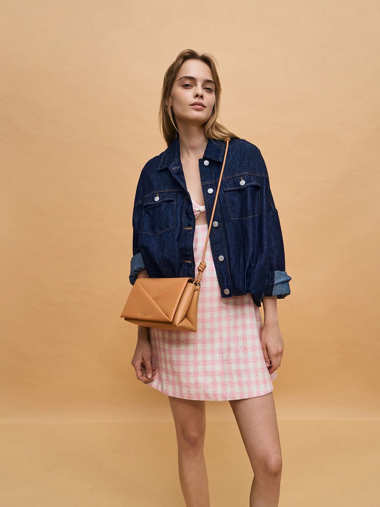 Charles & Keith Midori Geometric Shoulder Bag Master Seeies