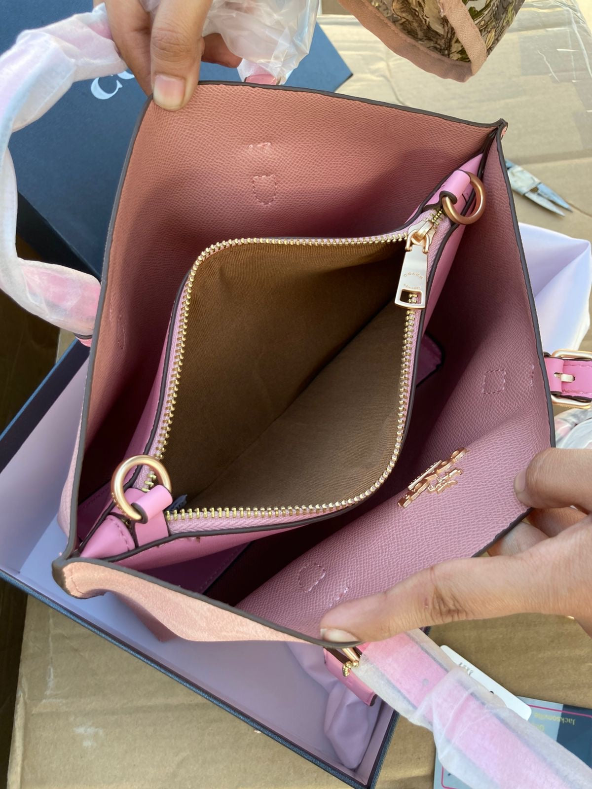 Coach Mollie 25 Tote Bag-Master Series With Box Packaging.