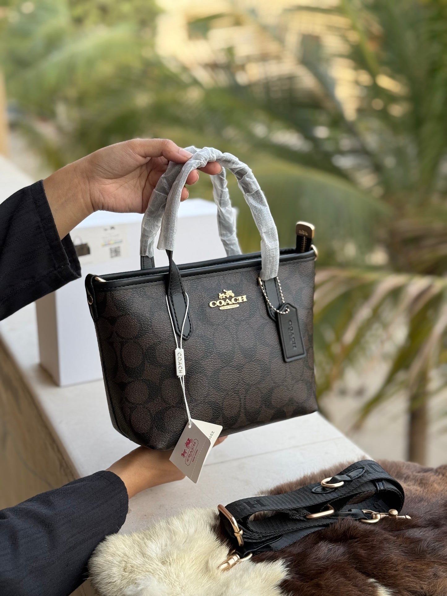 Coach City Mini Tote-Master Plus Quality-With Box