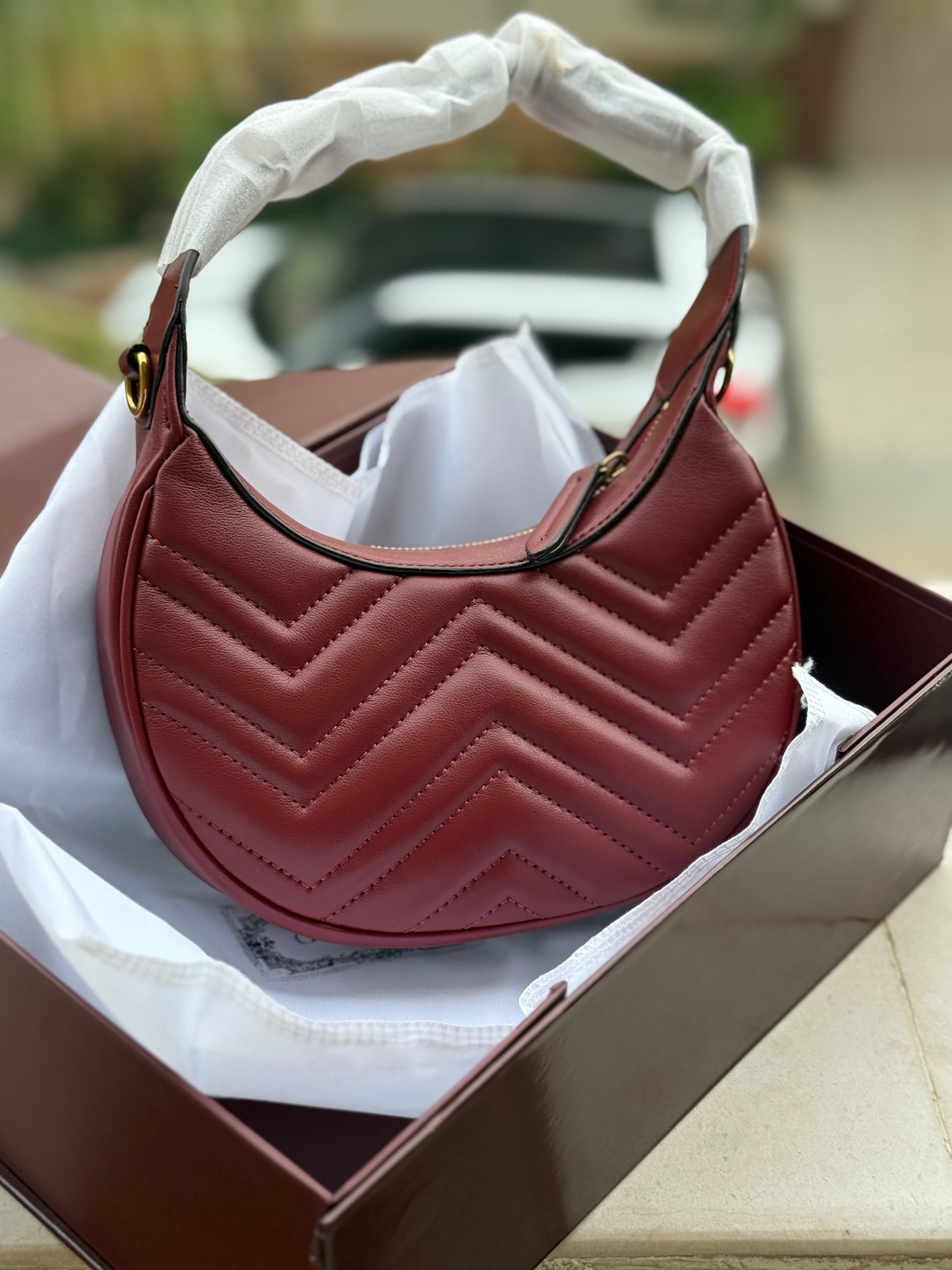 Gucci Marmont Shoulder bag With Box-Master Series With long chain