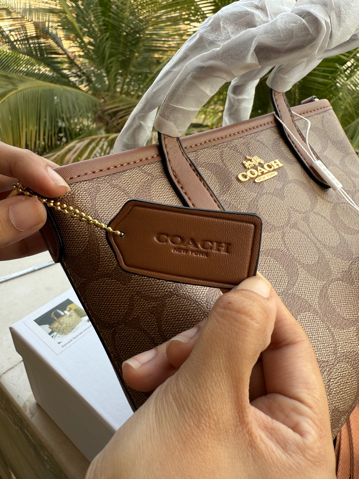 Coach City Mini Tote-Master Plus Quality-With Box