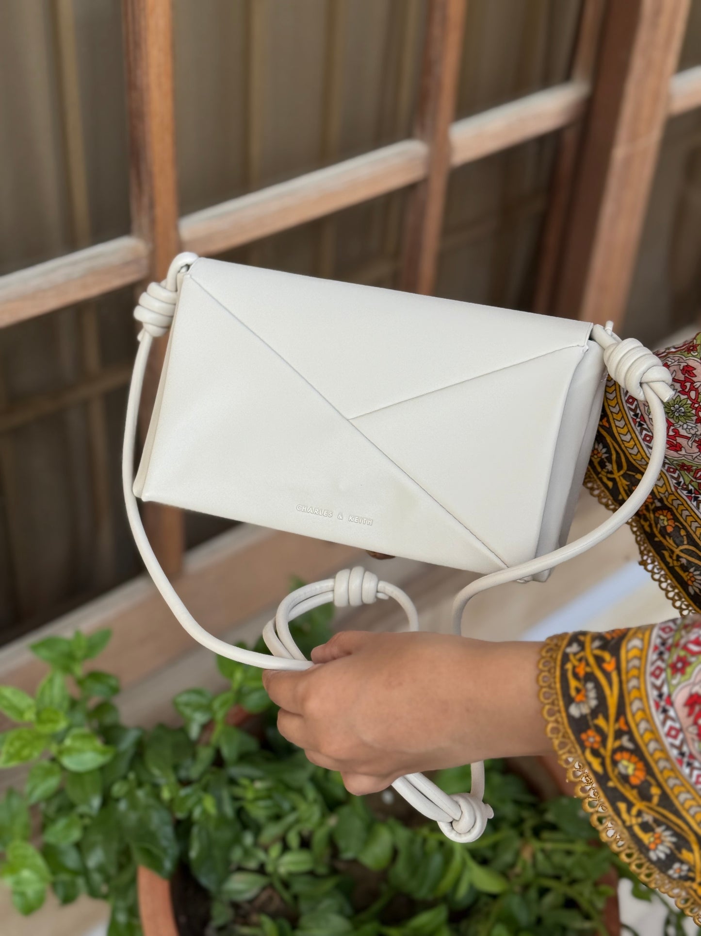 Charles & Keith Midori Geometric Shoulder Bag Master Series