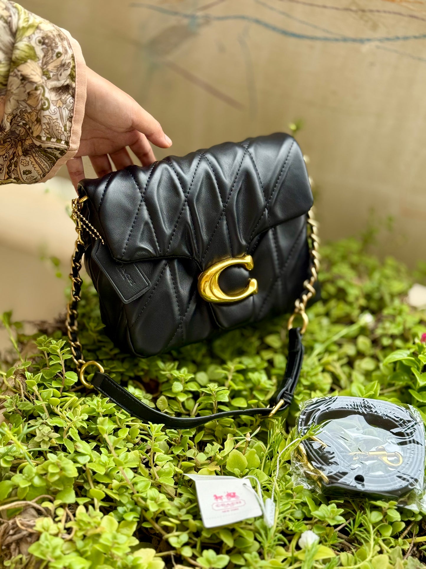 Coach Times Square Tabby Shoulder Bag With Quilting