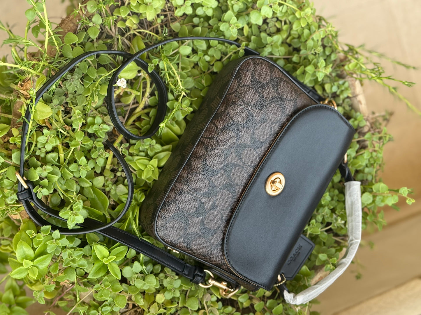 Coach Marlie Top Handle Satchel With Box.