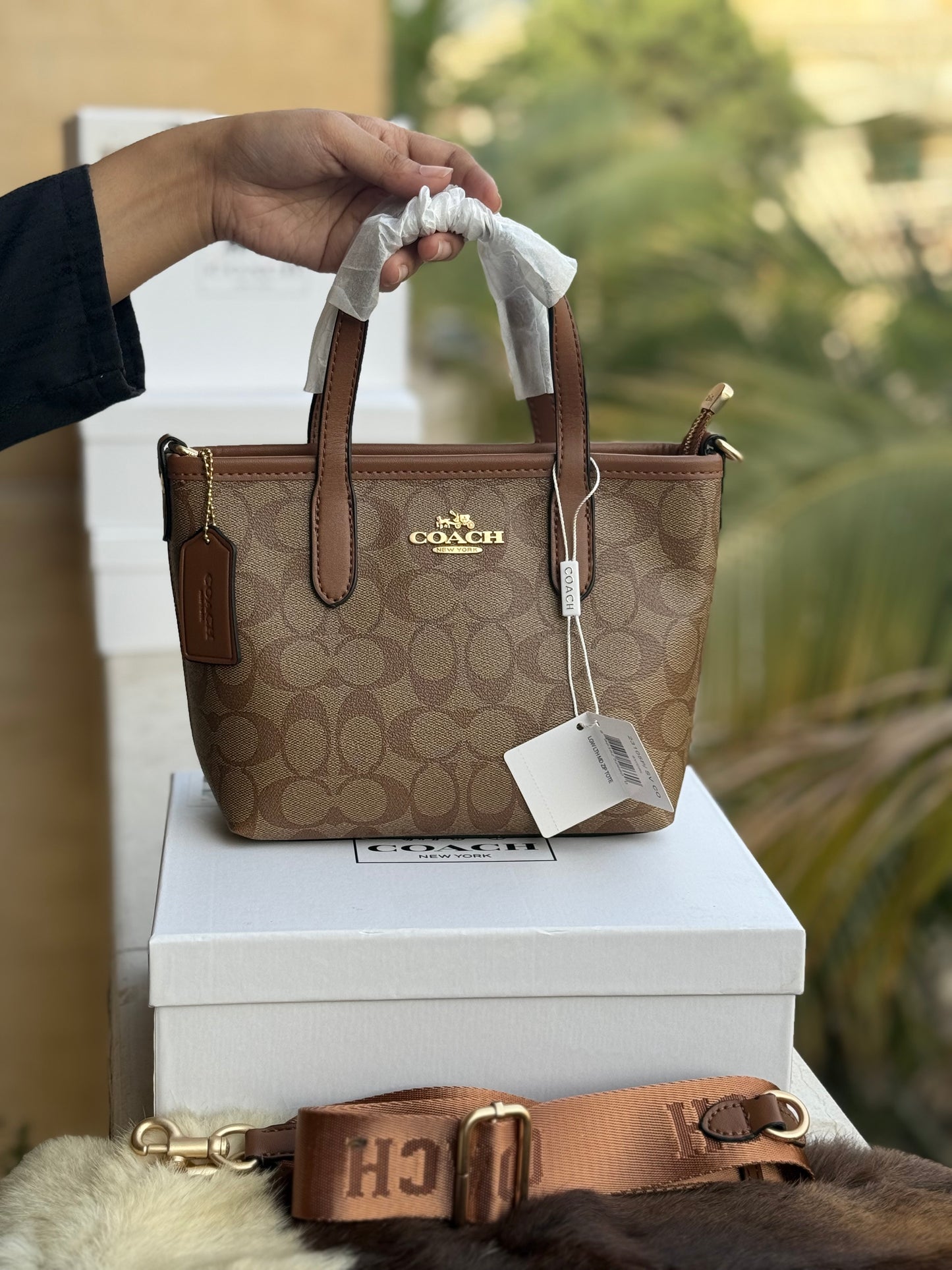 Coach City Mini Tote-Master Plus Quality-With Box
