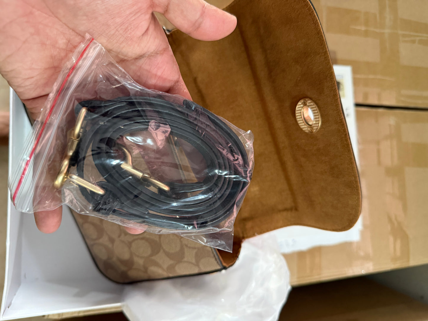 Coach Marlie Top Handle Satchel With Box.