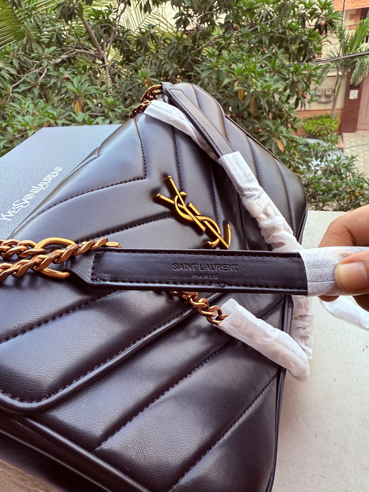 YSL Loulou Master Series With Box Black With Gold