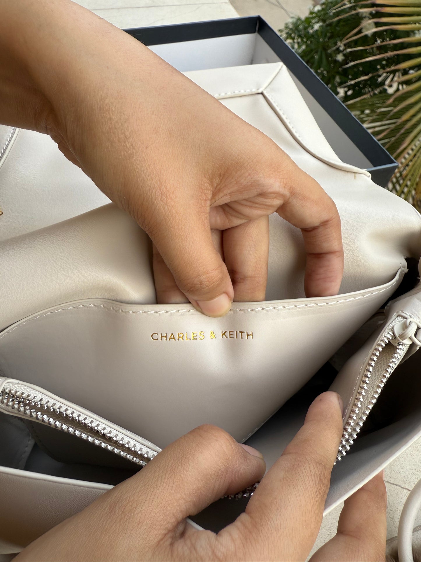 Charles & Keith Midori Geometric Shoulder Bag Master Series