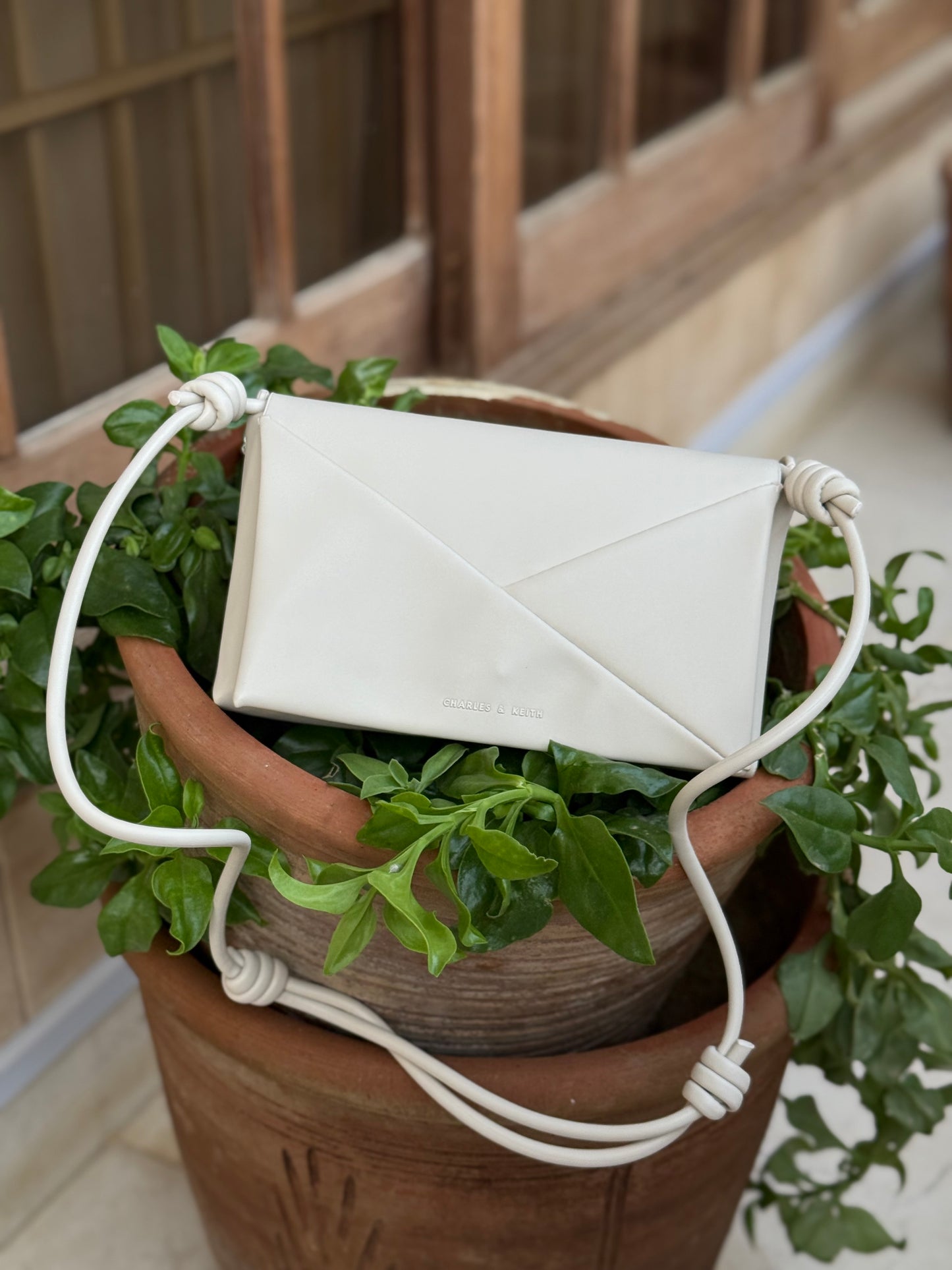 Charles & Keith Midori Geometric Shoulder Bag Master Series