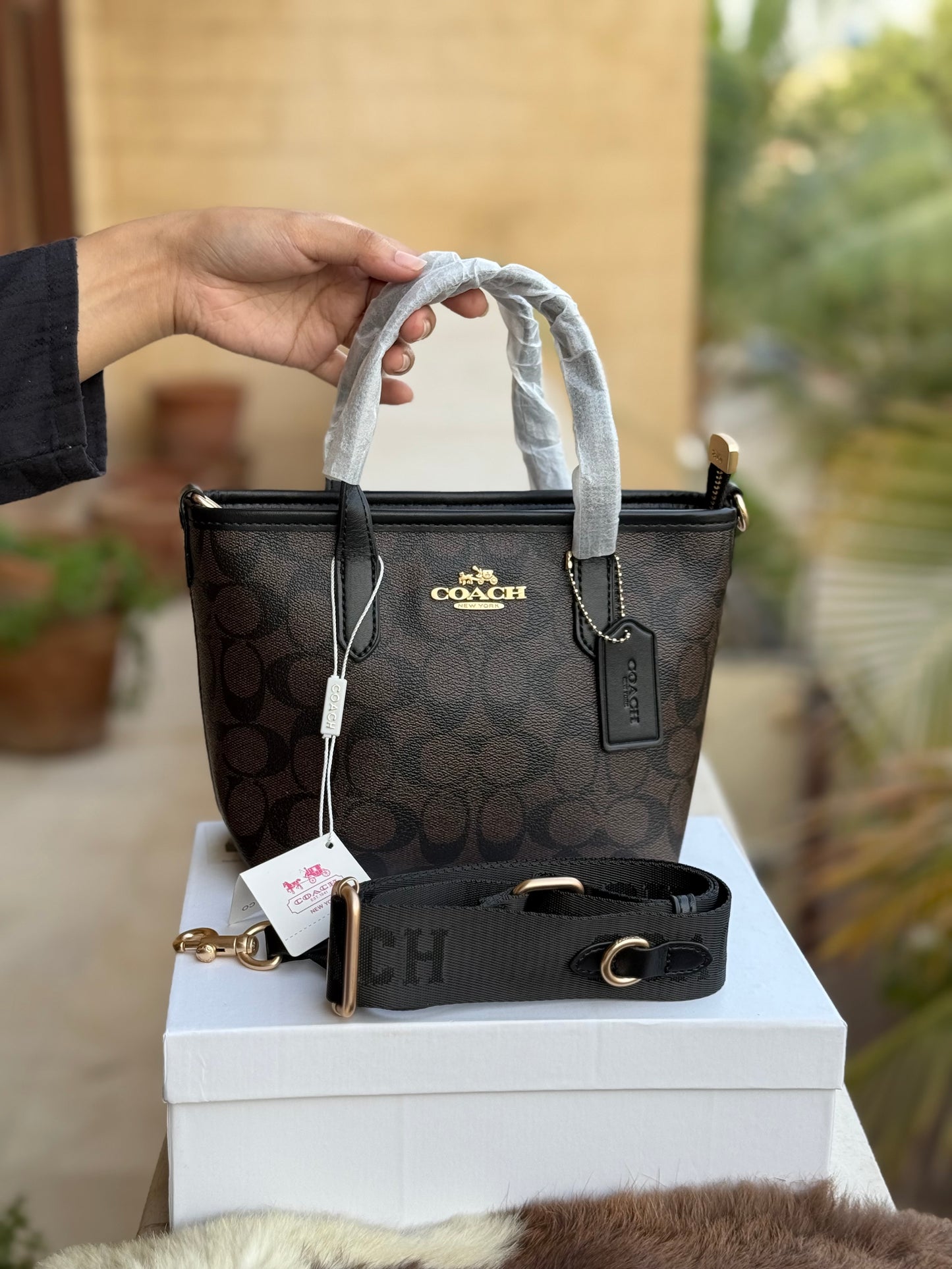 Coach City Mini Tote-Master Plus Quality-With Box