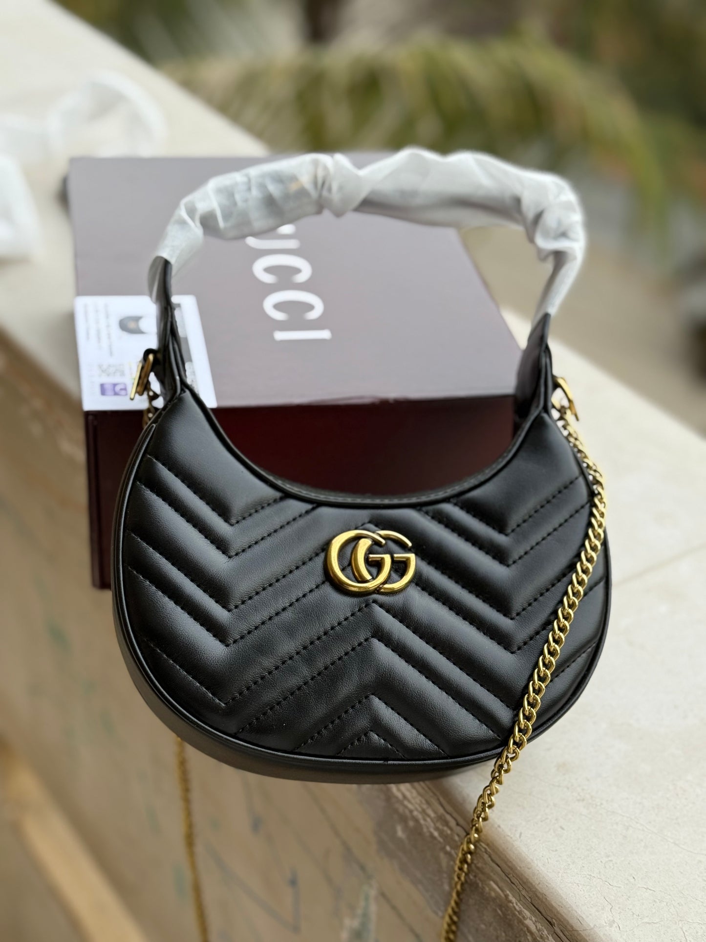 Gucci Marmont Shoulder bag With Box-Master Series With long chain