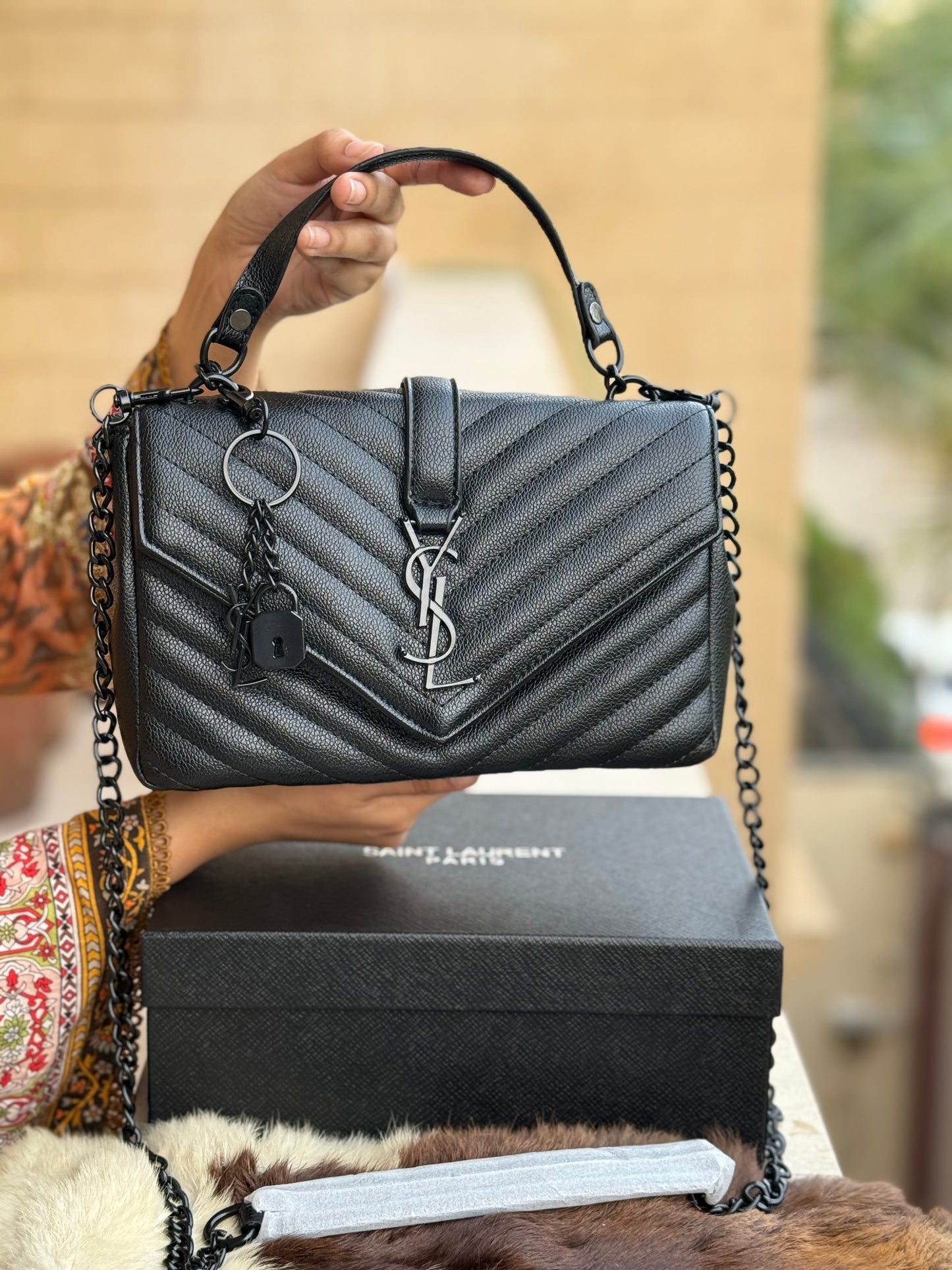 YSL Saint Lauren College Shoulder Bag!