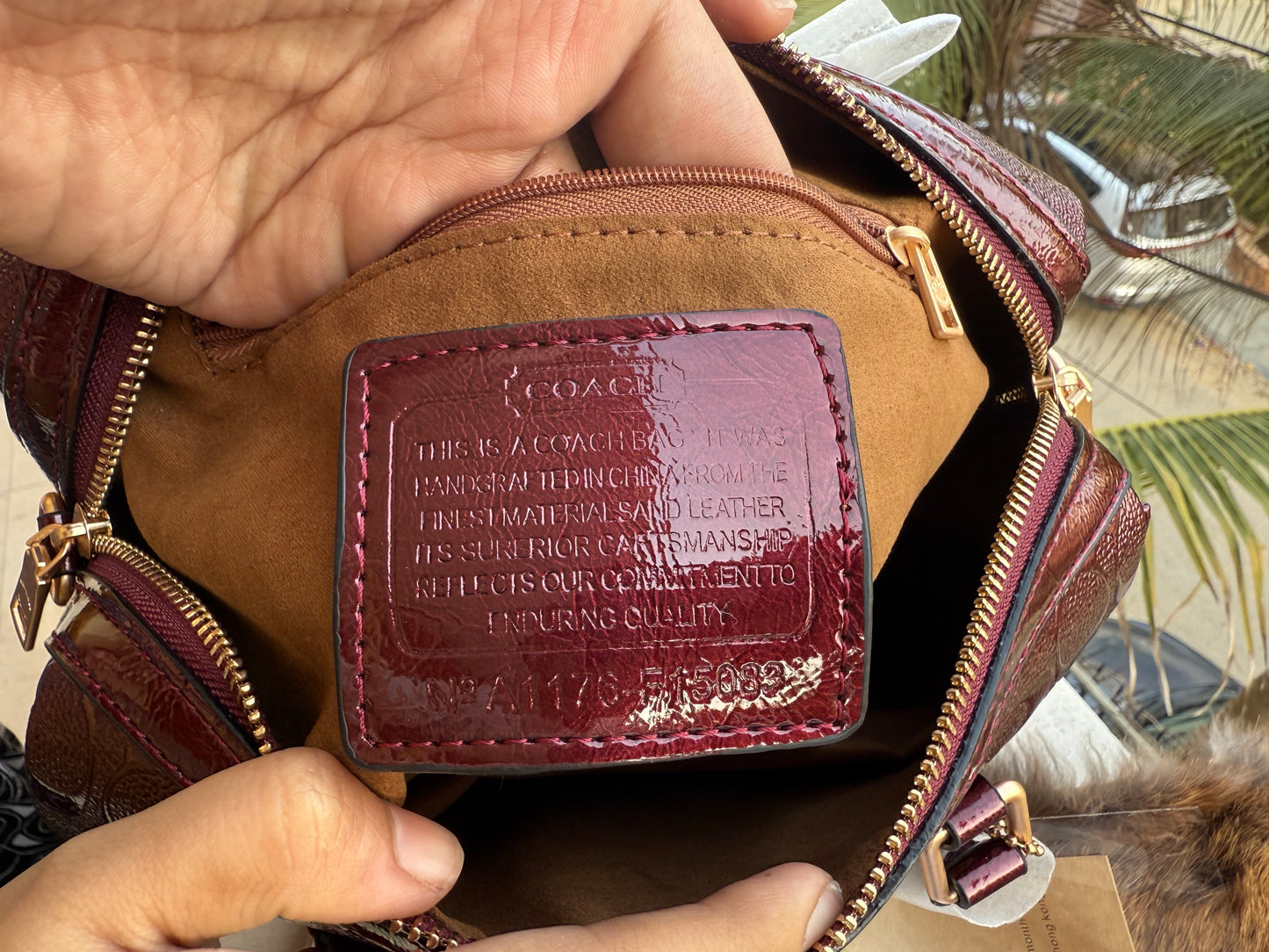 Coach Rowan Satchel With Box Master Series