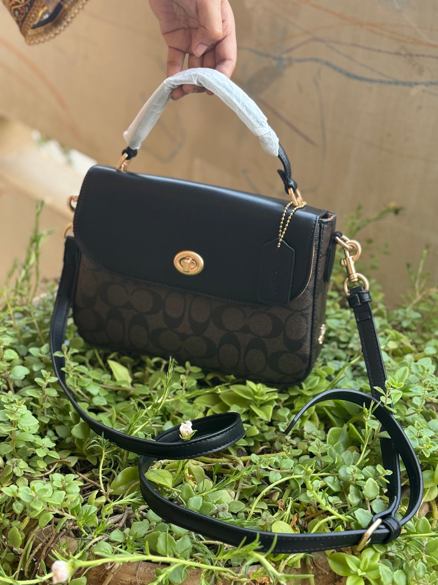 Coach Marlie Top Handle Satchel With Box.
