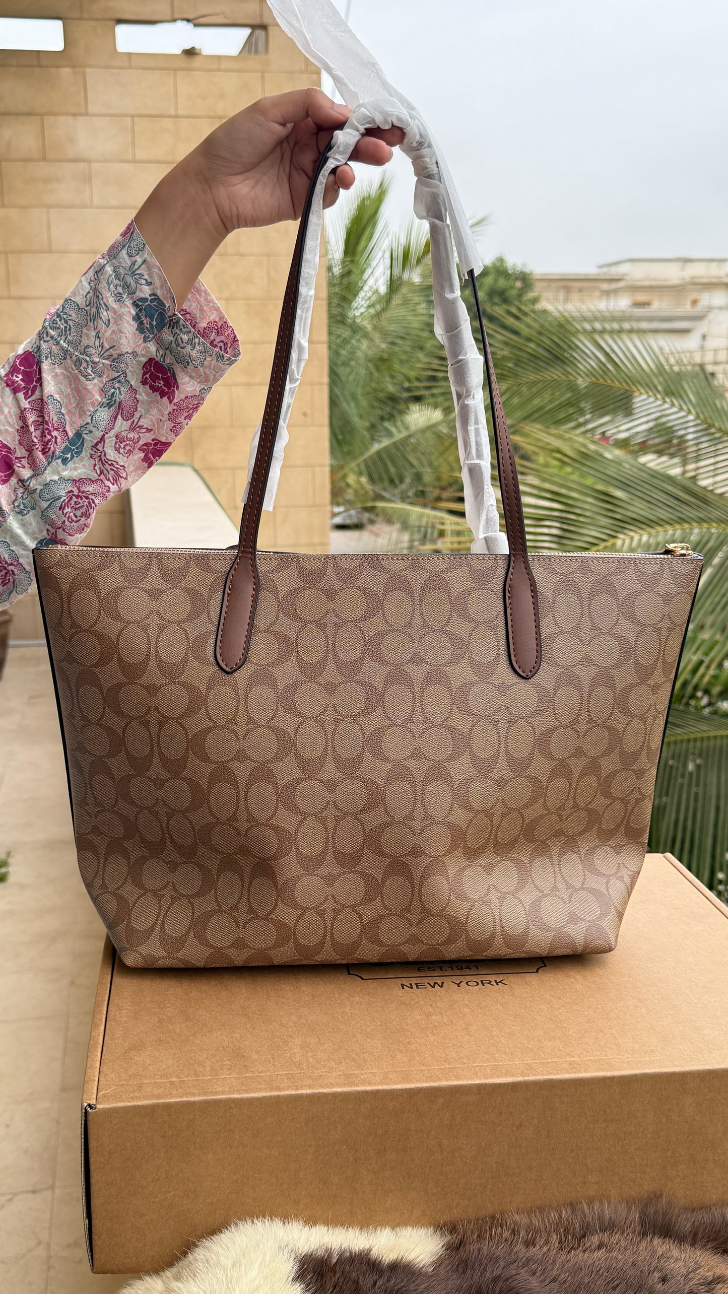 Coach Tote-With Coin Bag-Master Plus Series-With Box