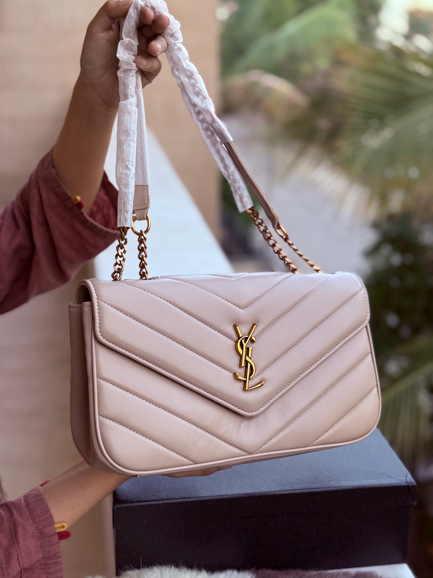 YSL Loulou Master Series With Box Skin Fawn ( Master Series )