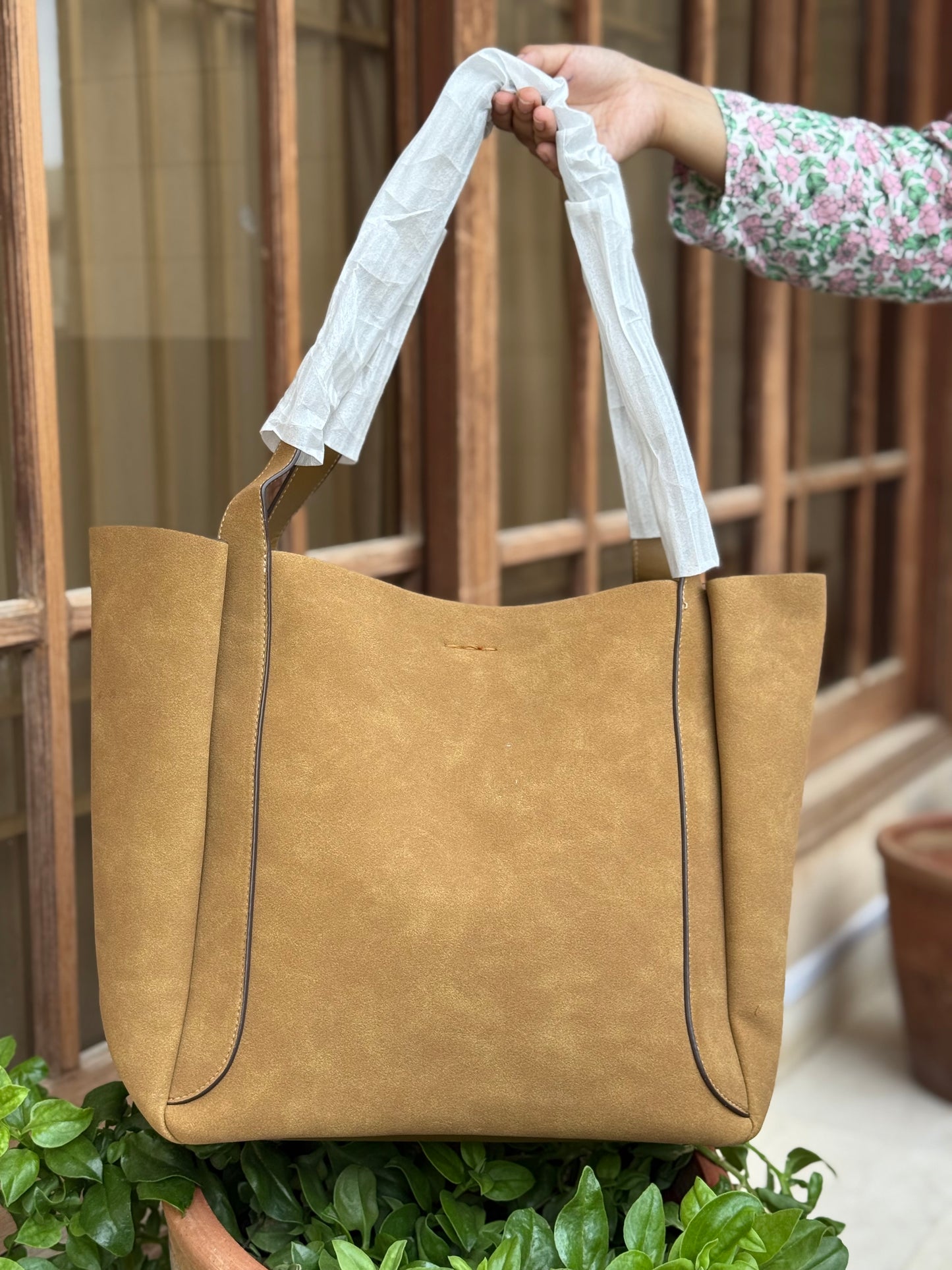 Coach Hadley Suede Tote Master Series.