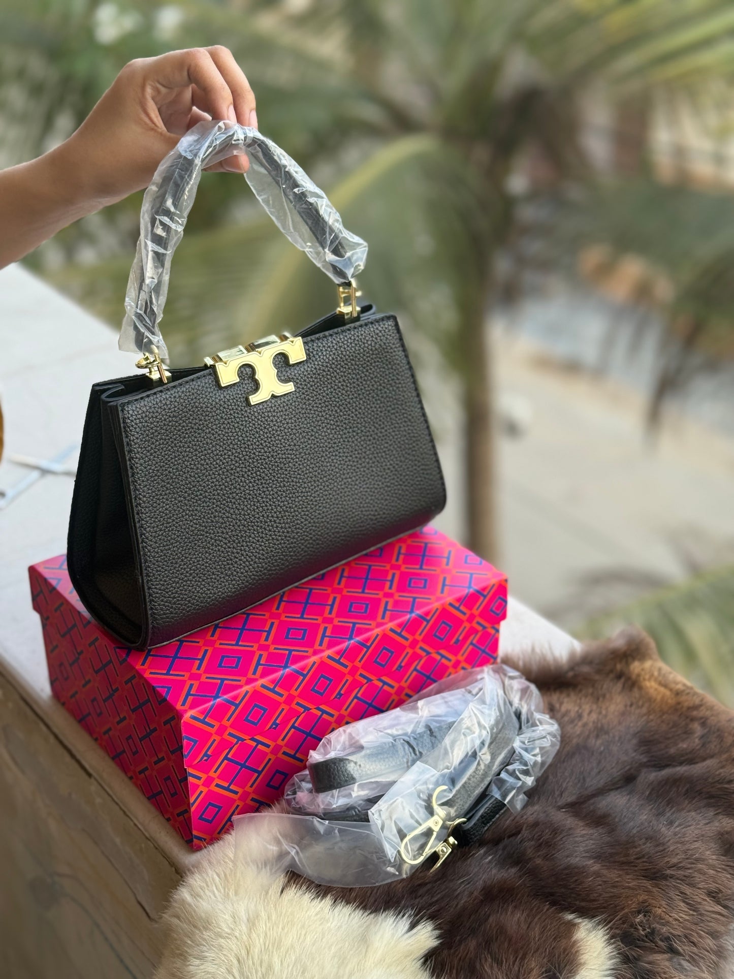 Tory Burch Mini Eleanor Satchel with Box