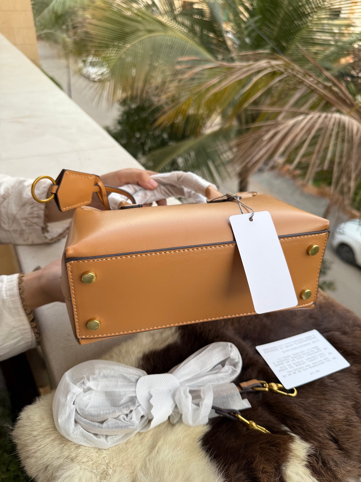 Charles & Keith Rene Structured Top handle bag-Master Series