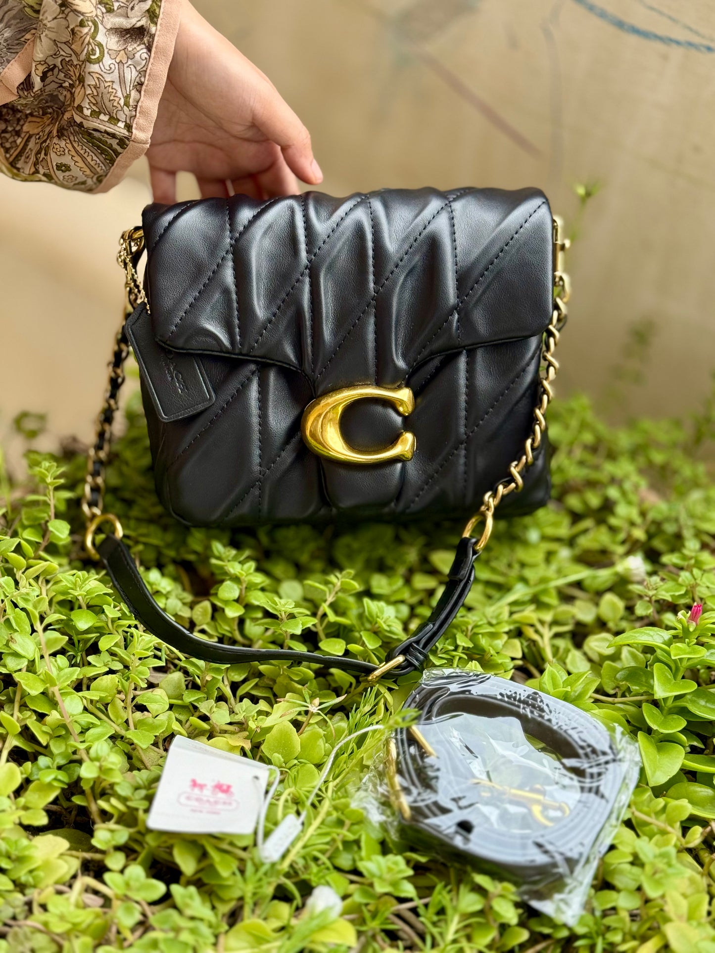 Coach Times Square Tabby Shoulder Bag With Quilting