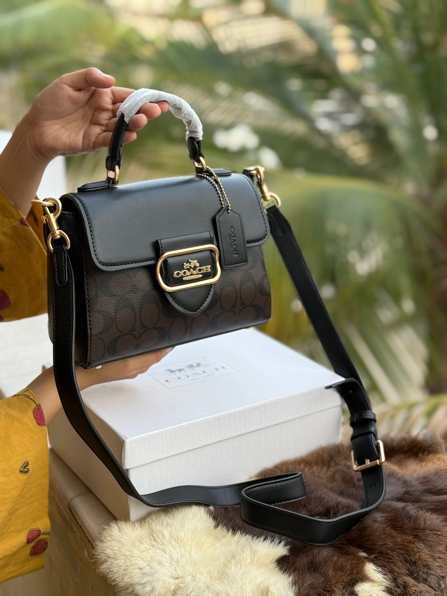 Coach Morgan Sqaure Top Handle With Box-Master Plus Series