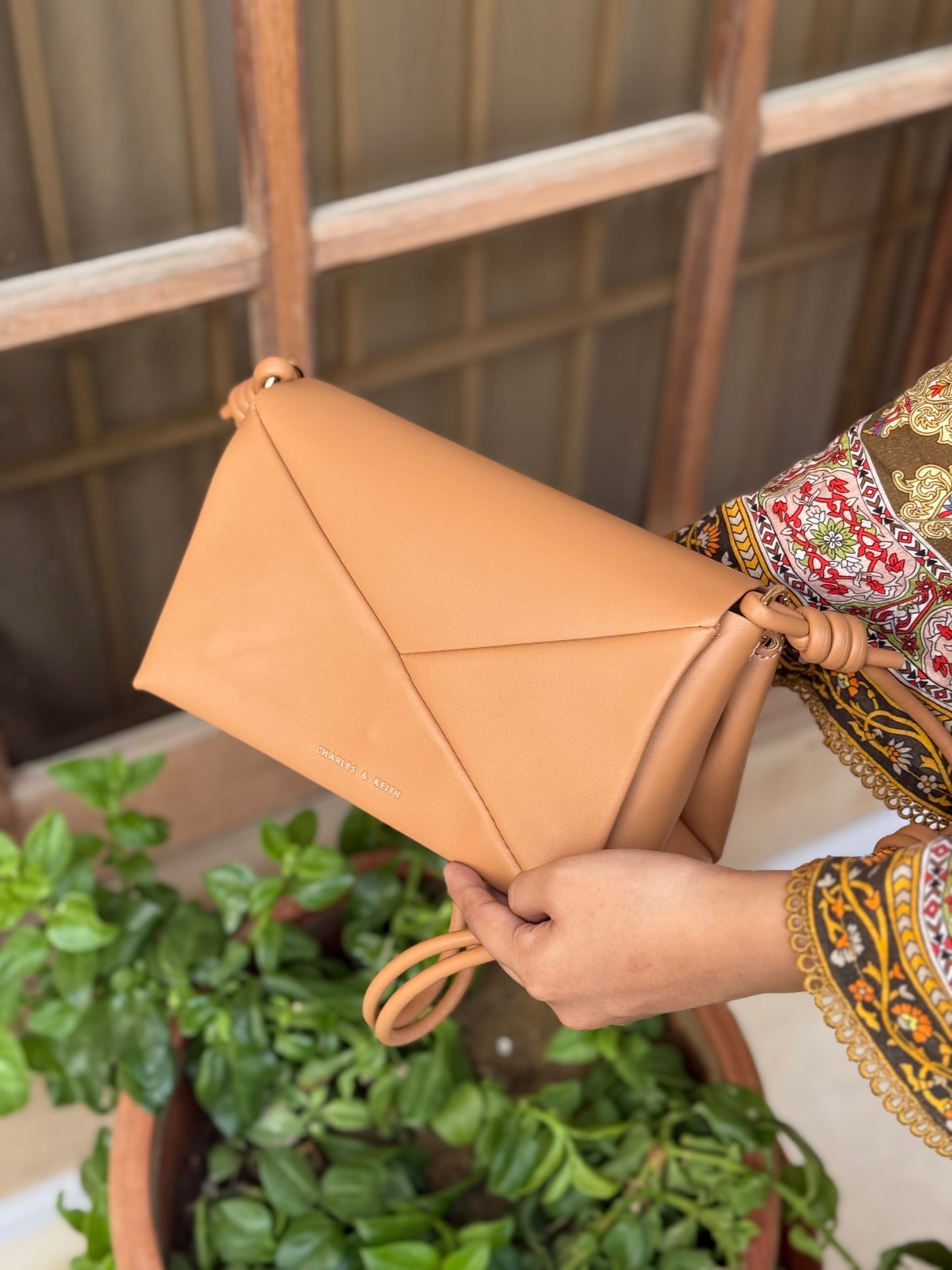 Charles & Keith Midori Geometric Shoulder Bag Master Seeies