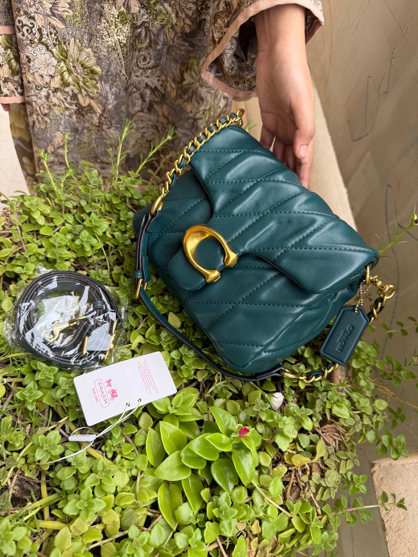 Coach Times Square Tabby Shoulder Bag With Quilting