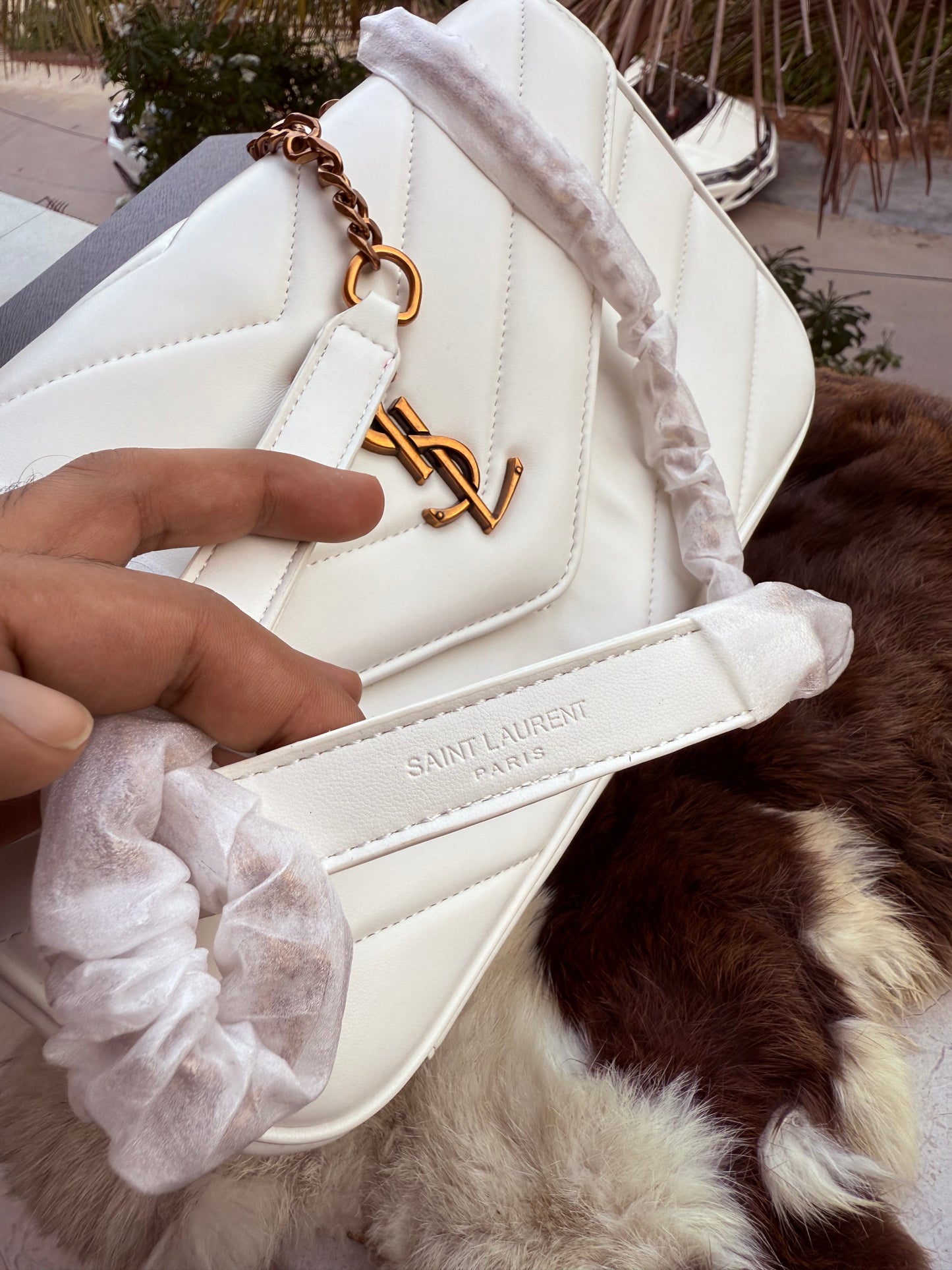 YSL Loulou Master Series With Box White ( Master Series )