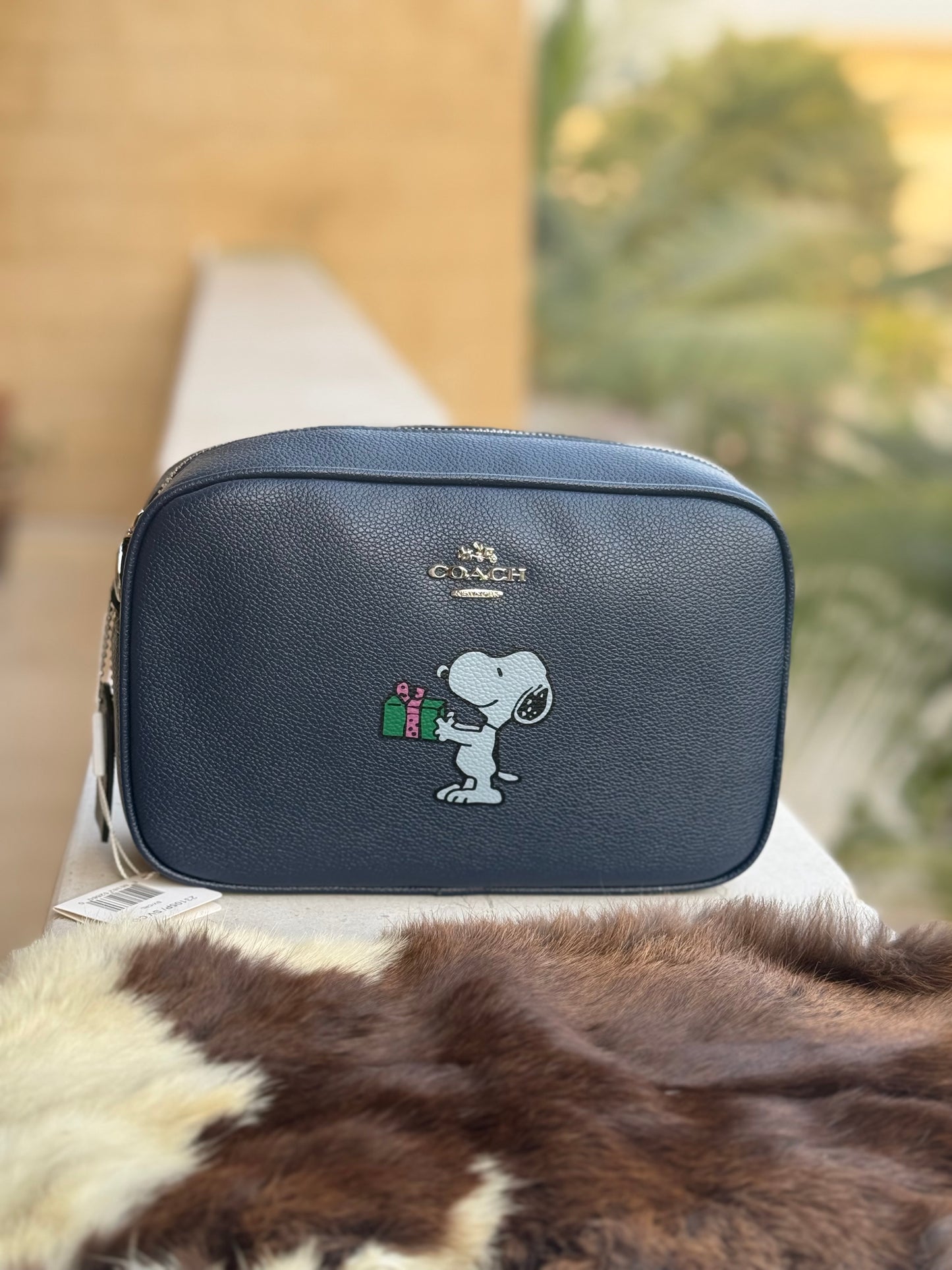 Coach X Peanuts Jamie Camera Bag with Snoopy Ski Motif-Same As Original-Master Series