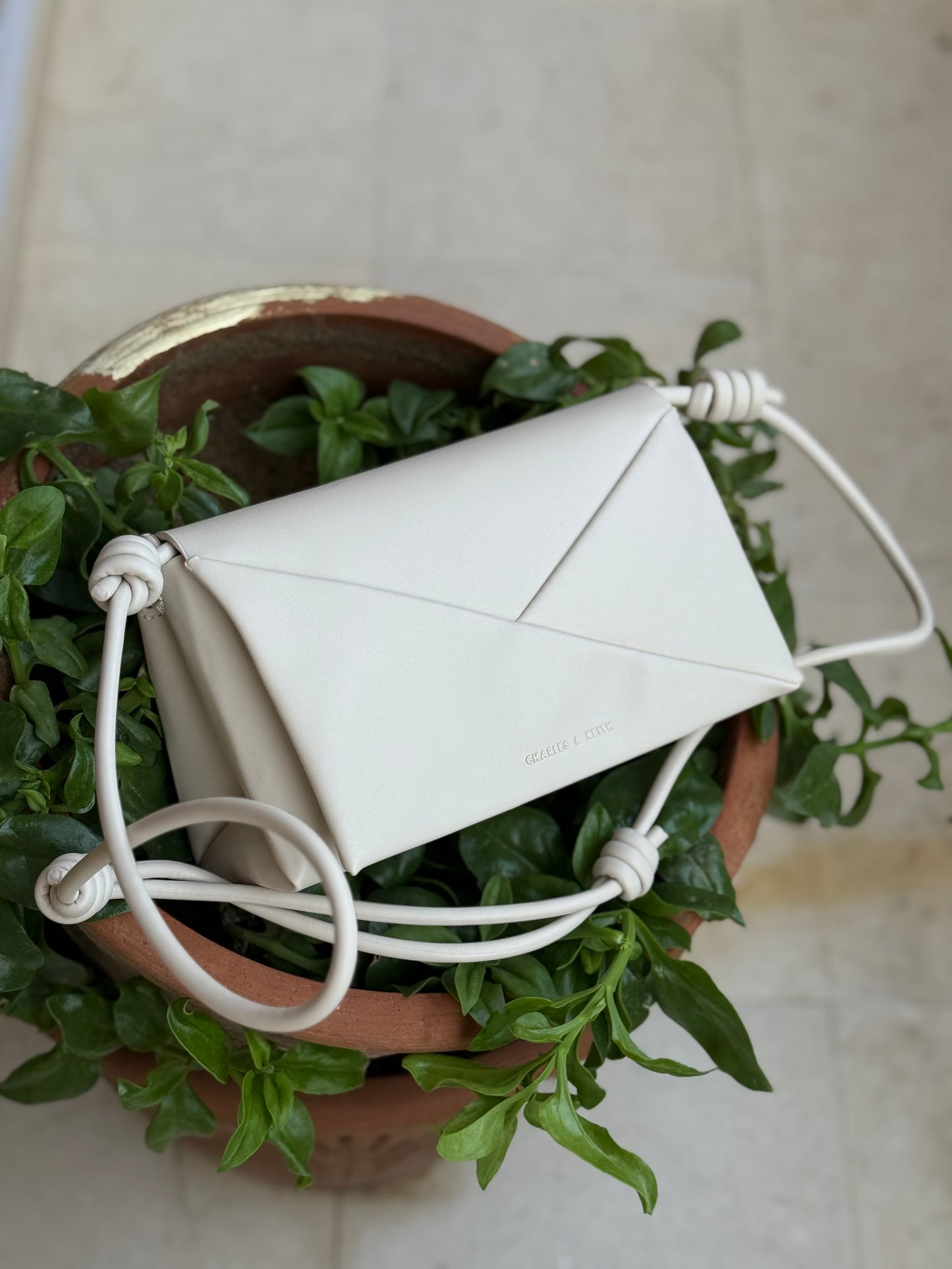 Charles & Keith Midori Geometric Shoulder Bag Master Series