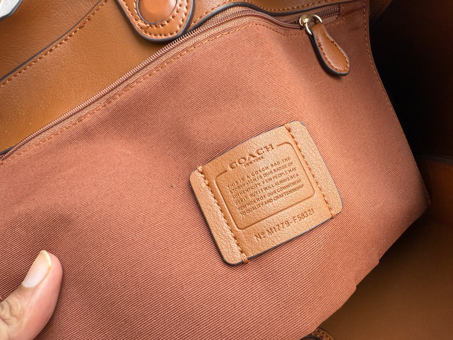 Coach Hadley Suede Tote Master Series.