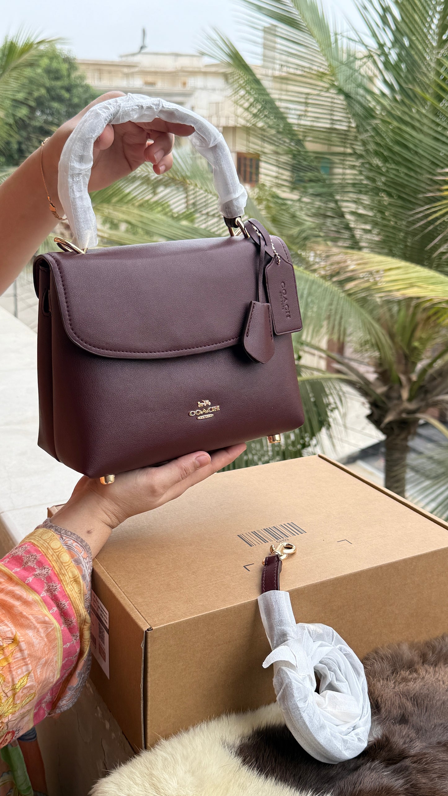 Coach Emory Top Handle Bag-Folding Box-Master Plus