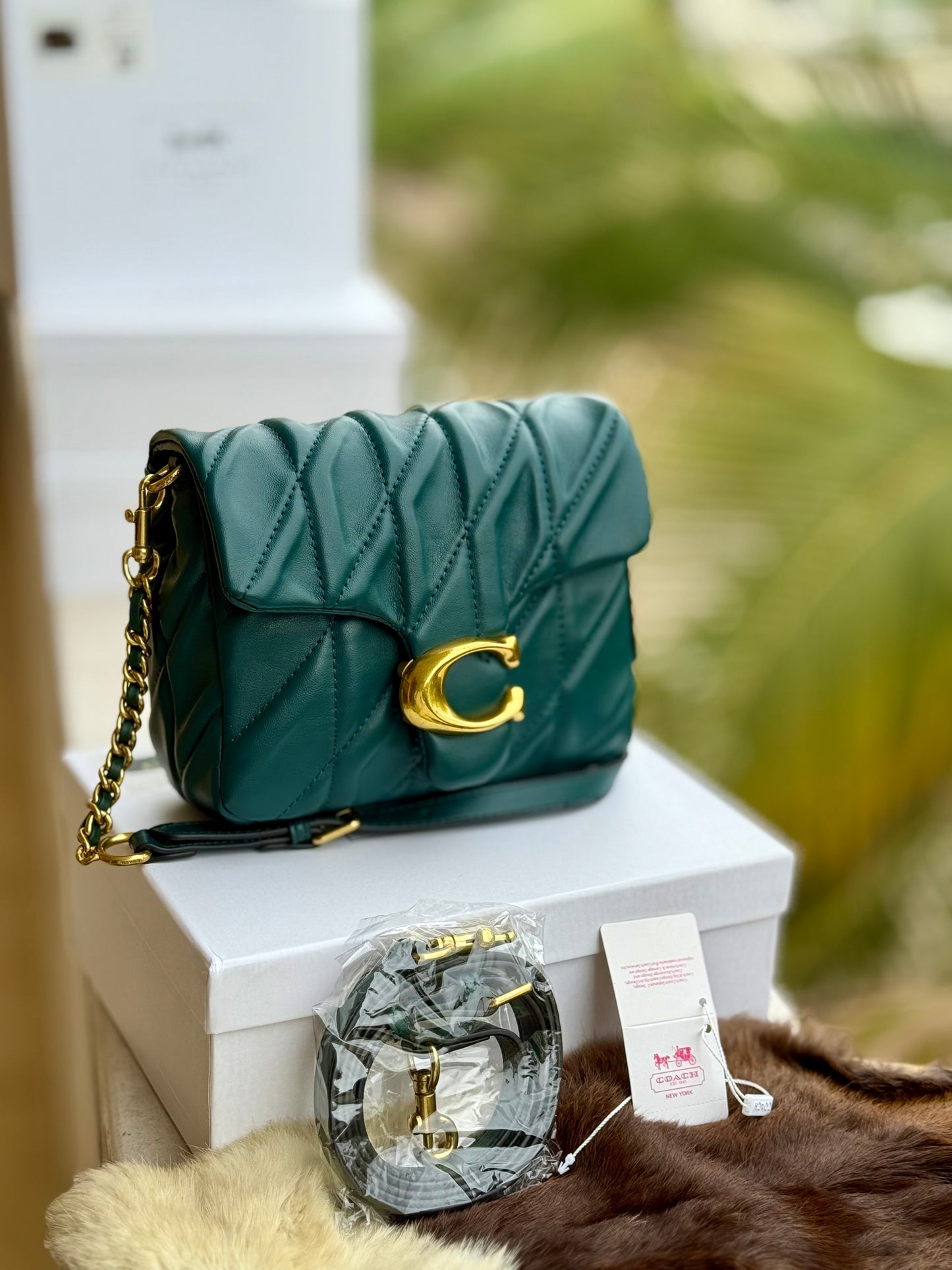 Coach Times Square Tabby Shoulder Bag With Quilting