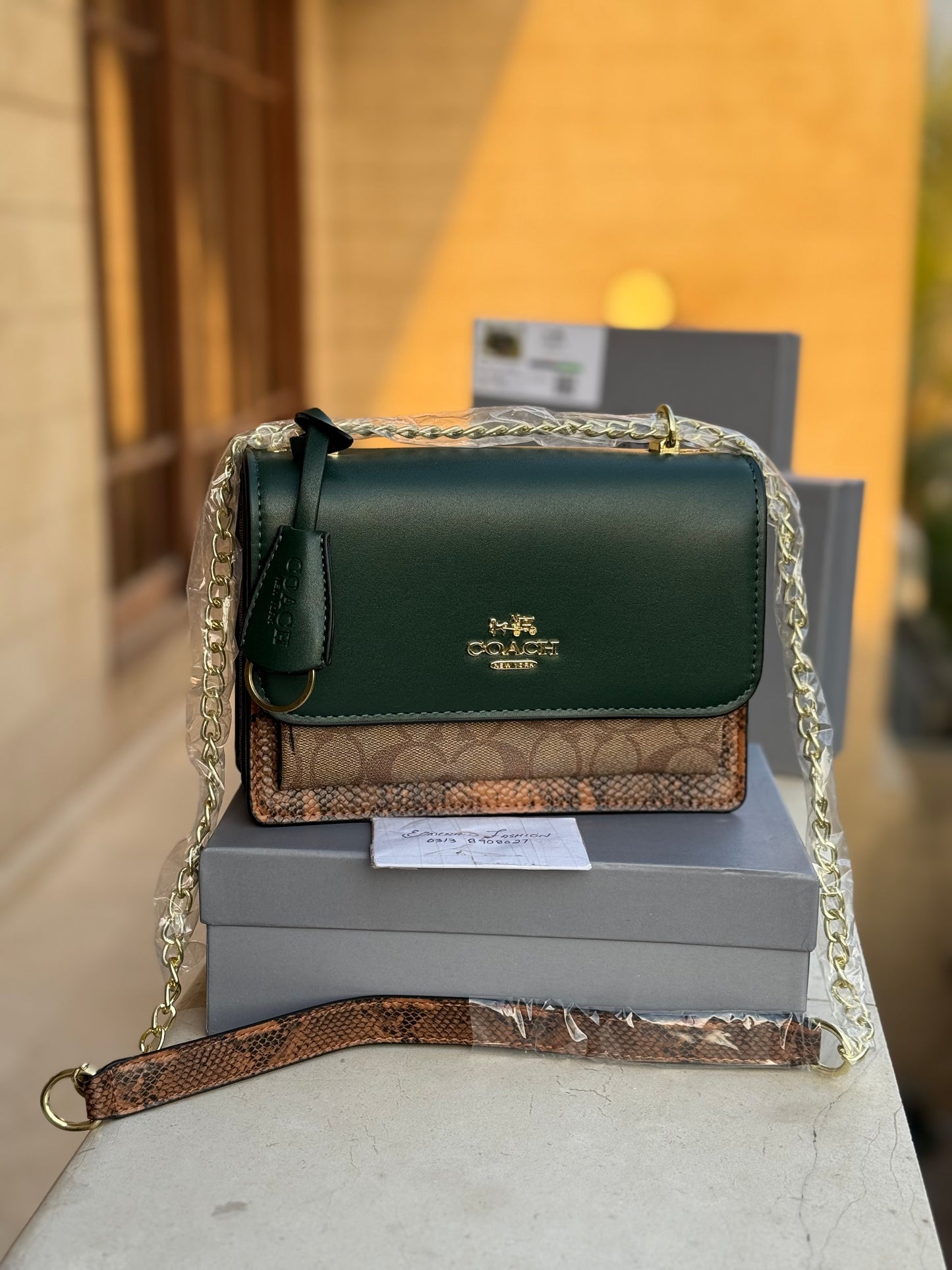 COACH KLARE Crossbody Bag Green