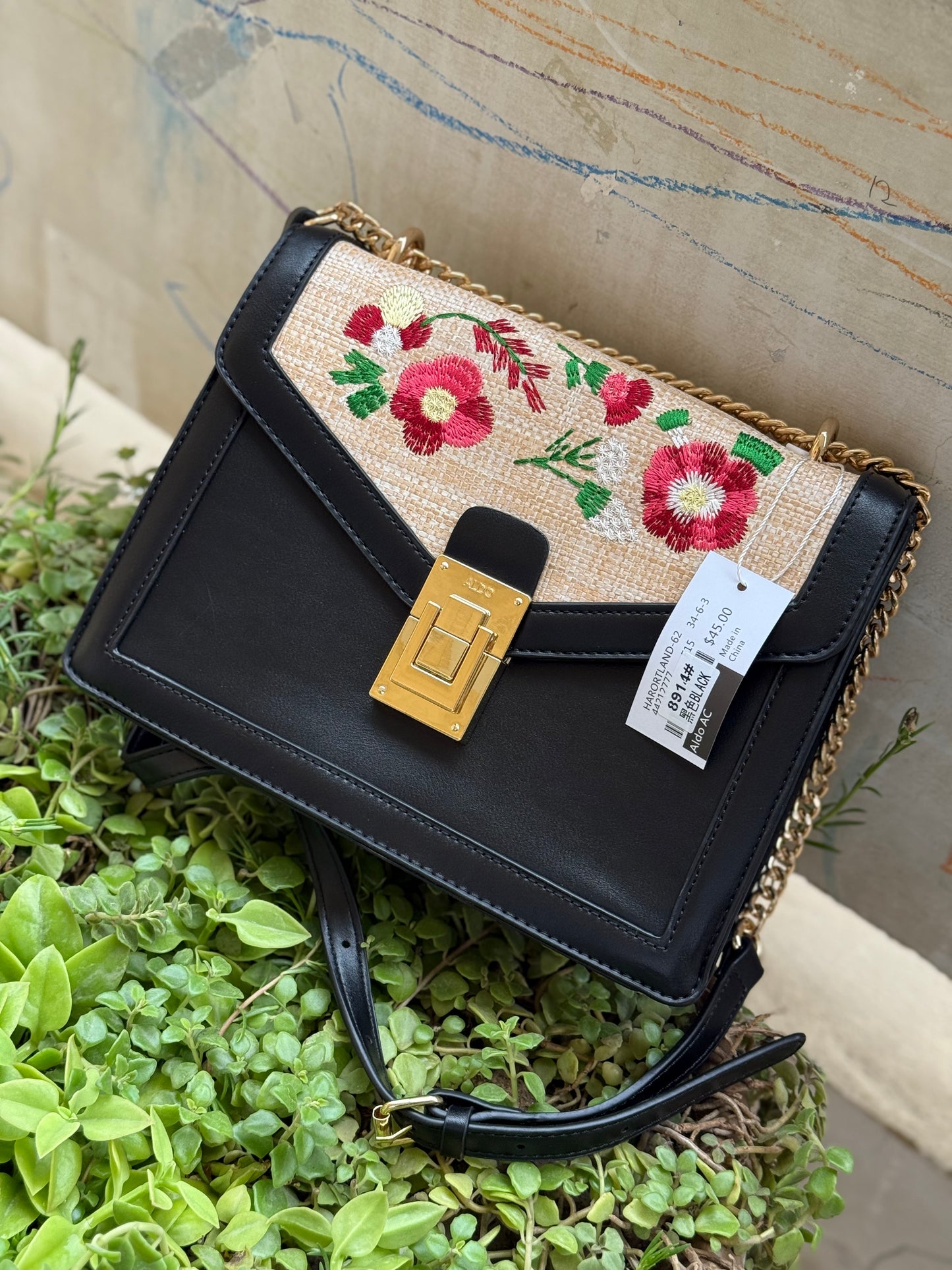 ALDO FLORAL Crossbody with pouch!