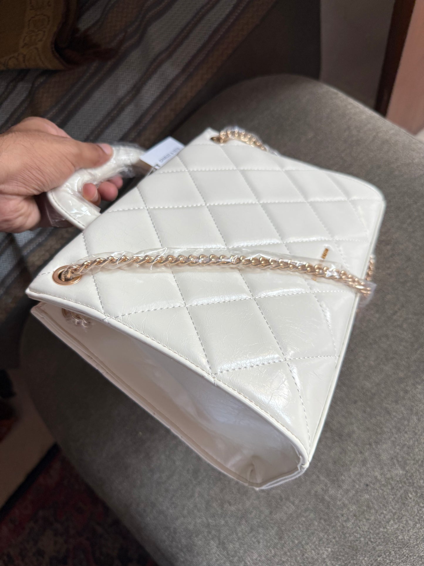 Charles & Keith Apfra Quilted Chain Master Series With Box