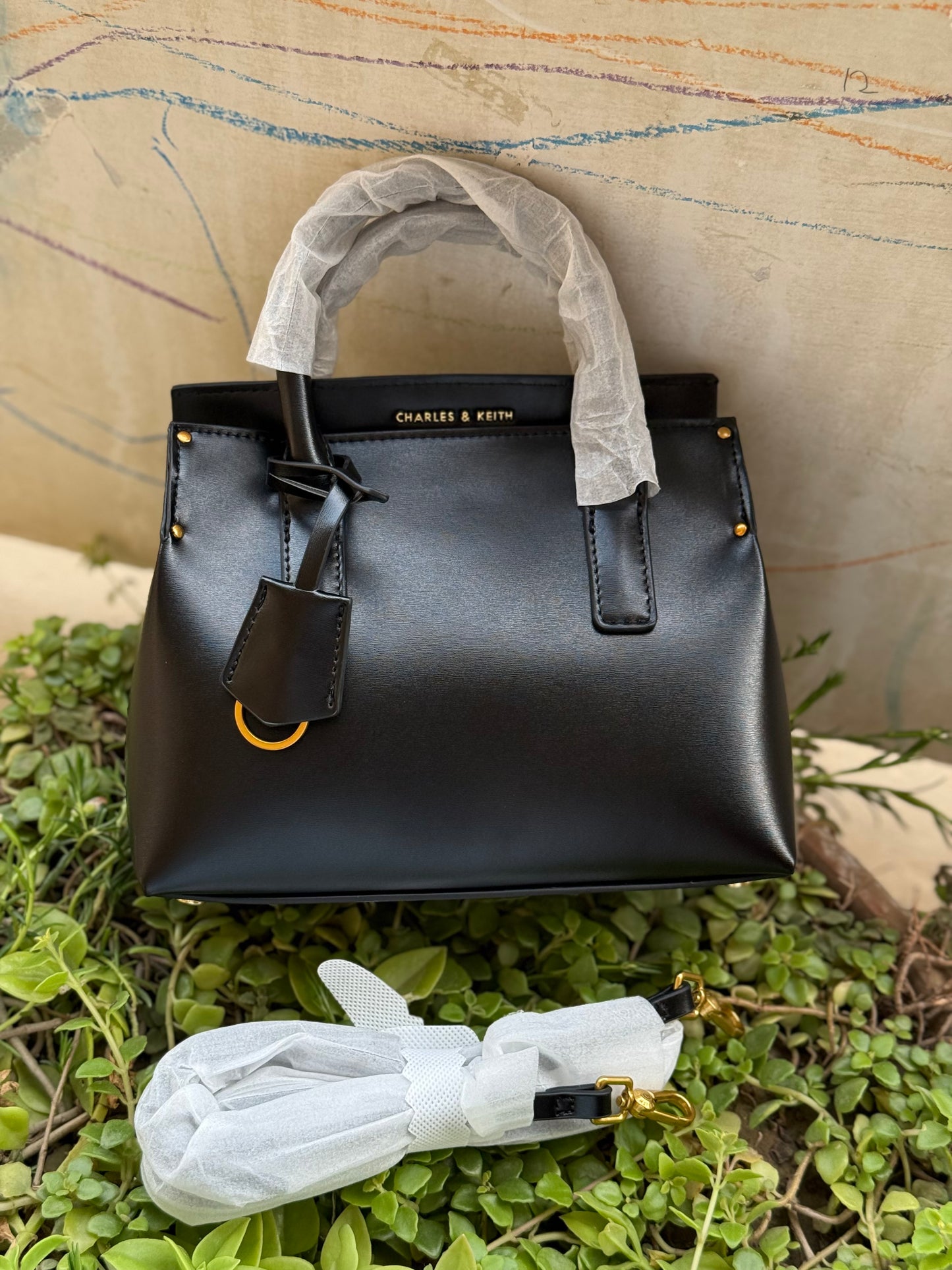 Charles & Keith Rene Structured Top handle bag-Master Series
