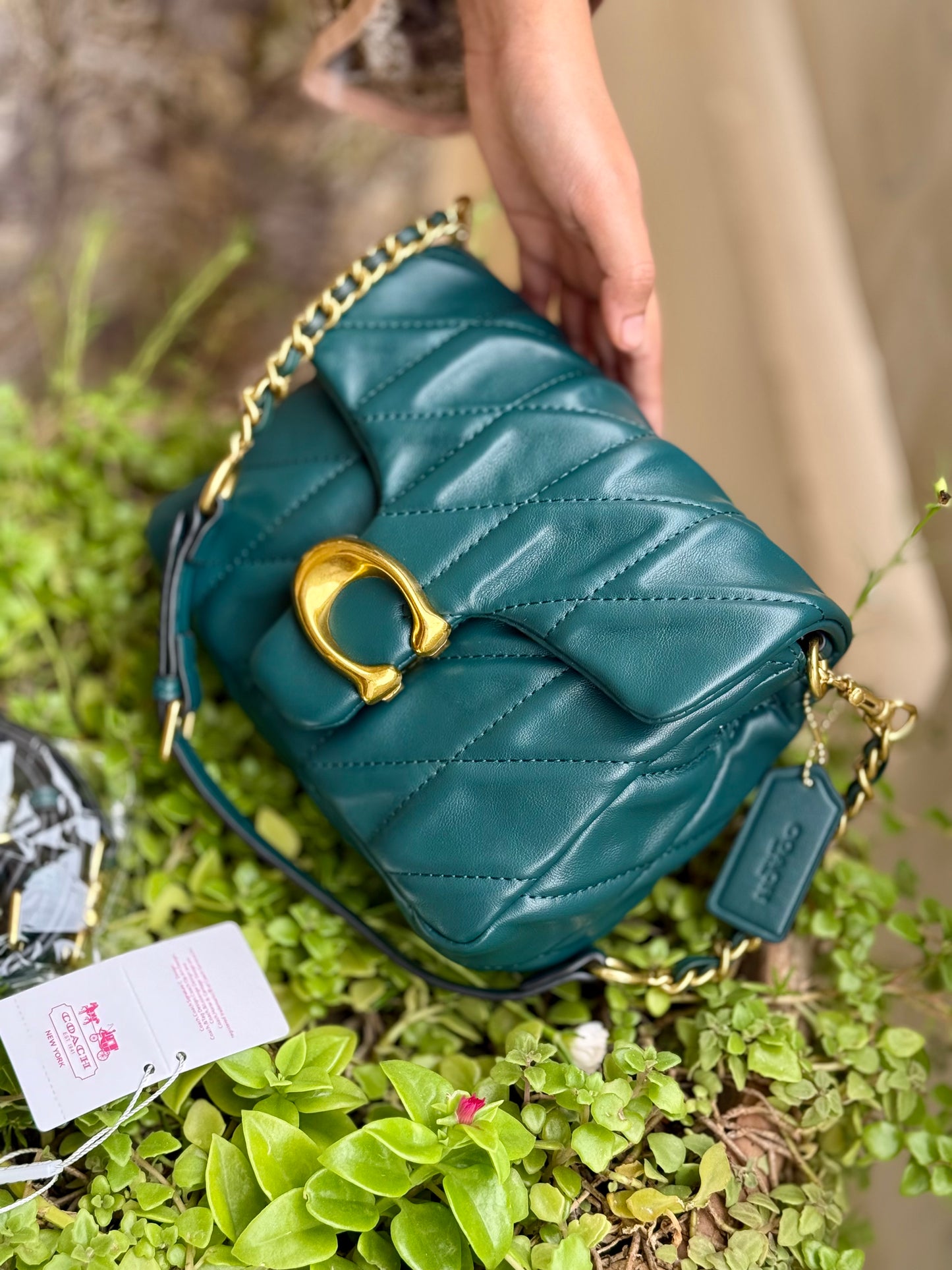 Coach Times Square Tabby Shoulder Bag With Quilting