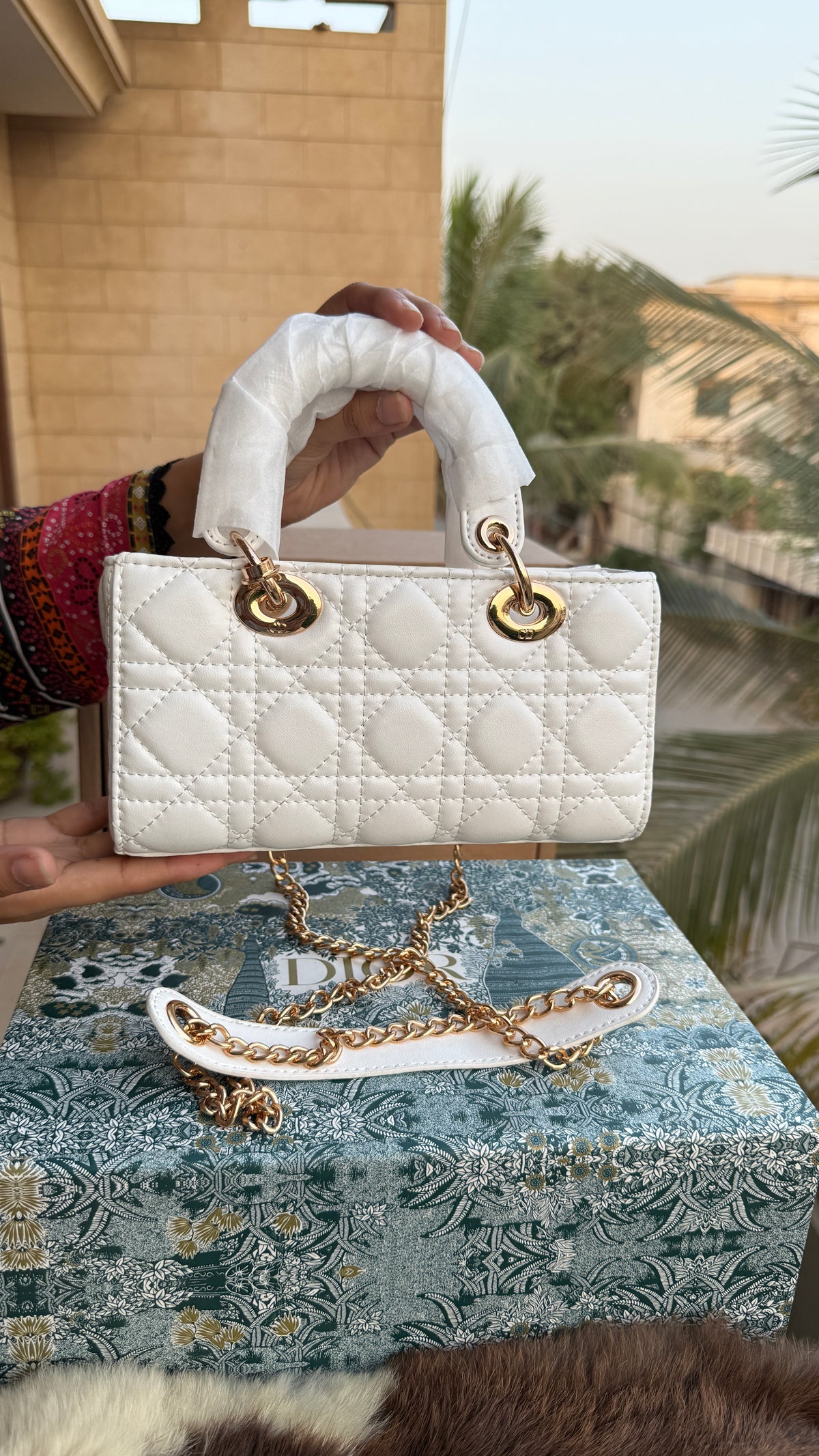 Lady D-Joy Bag-Bow Edition-AAA Series-Double Folding box