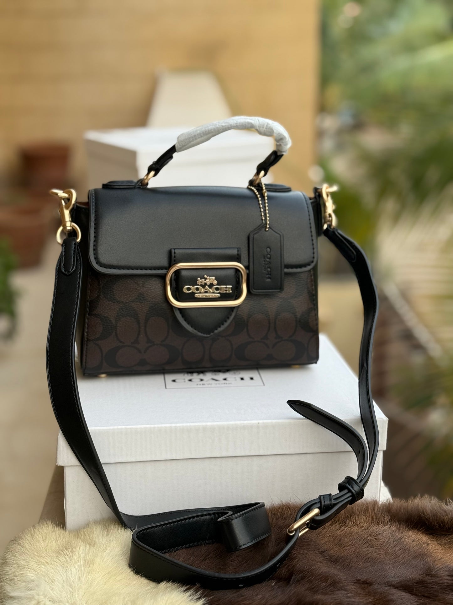 Coach Morgan Sqaure Top Handle With Box-Master Plus Series