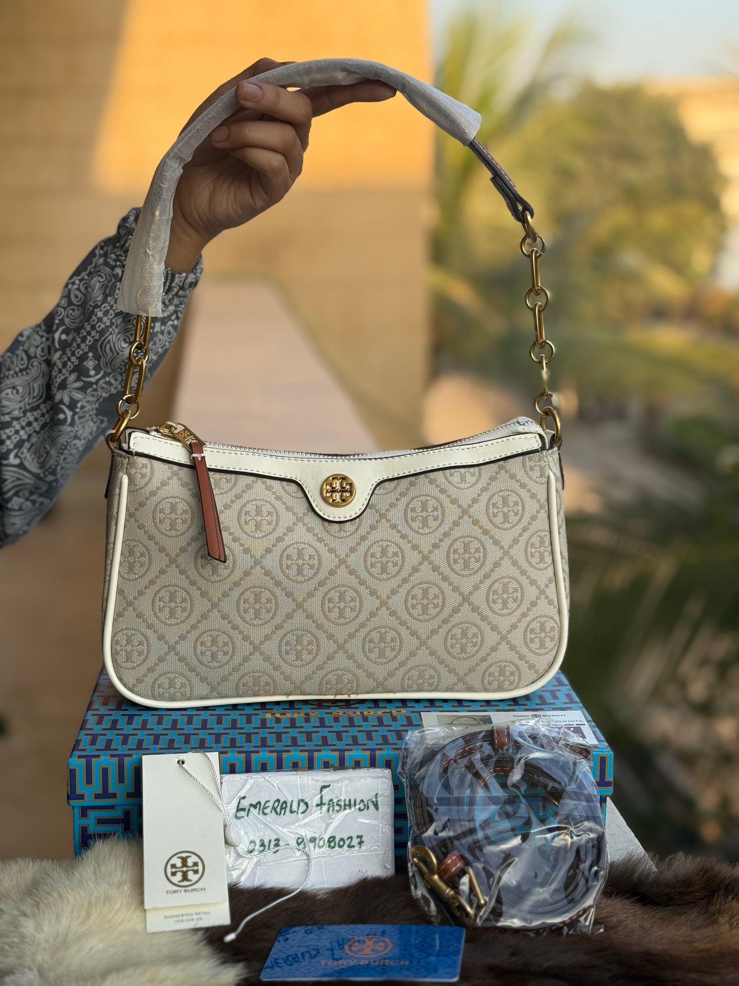 Tory Burch T Monogram Studio Bag- Master series