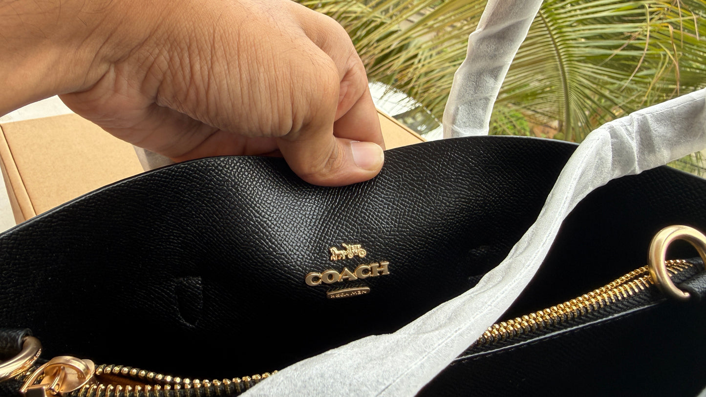 Coach Mollie 25 Tote Bag-Master Basic Series With Folding Box Packaging.