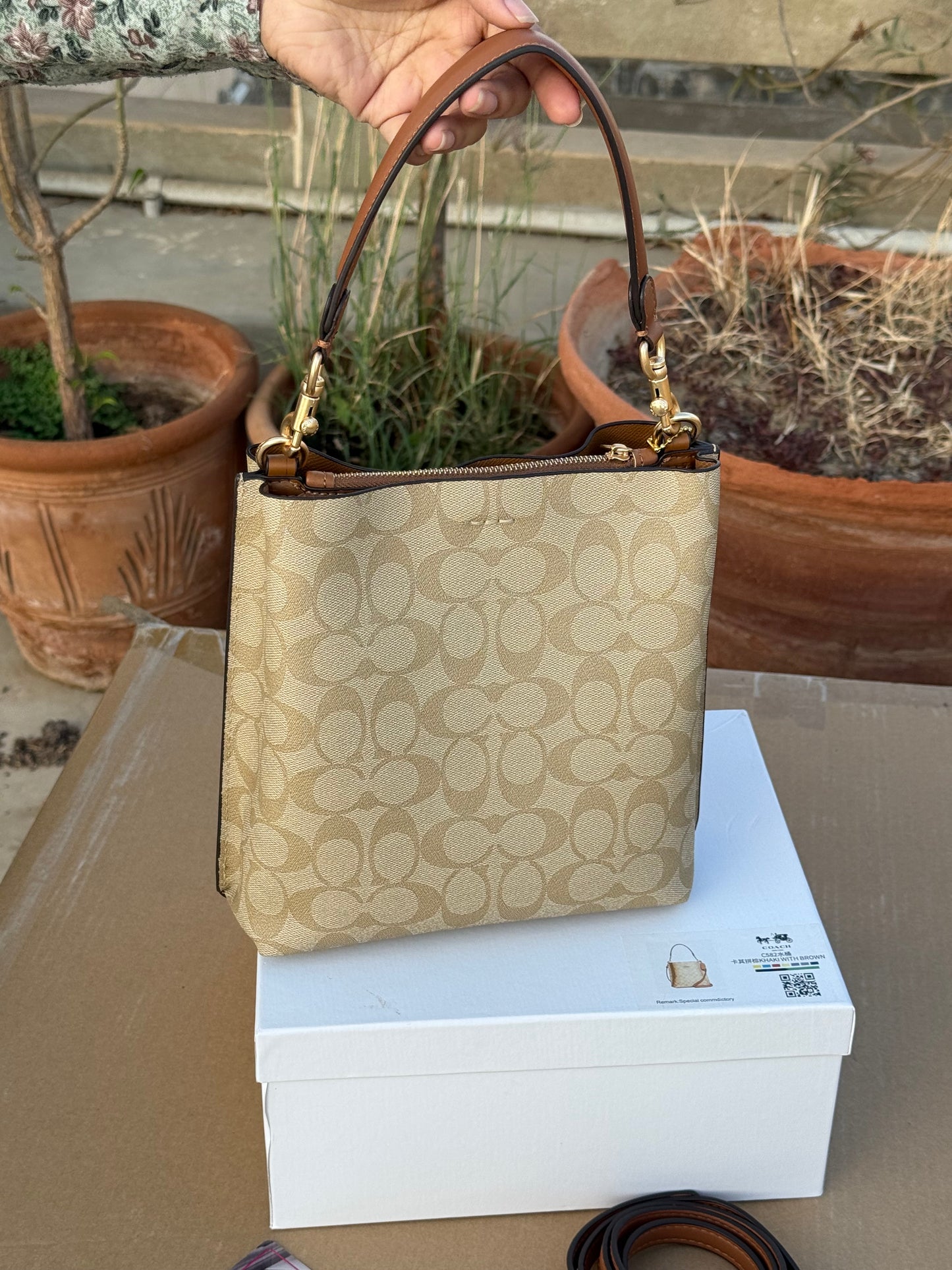 Coach Mollie 22 Bucket Bag Master Plus Series With box