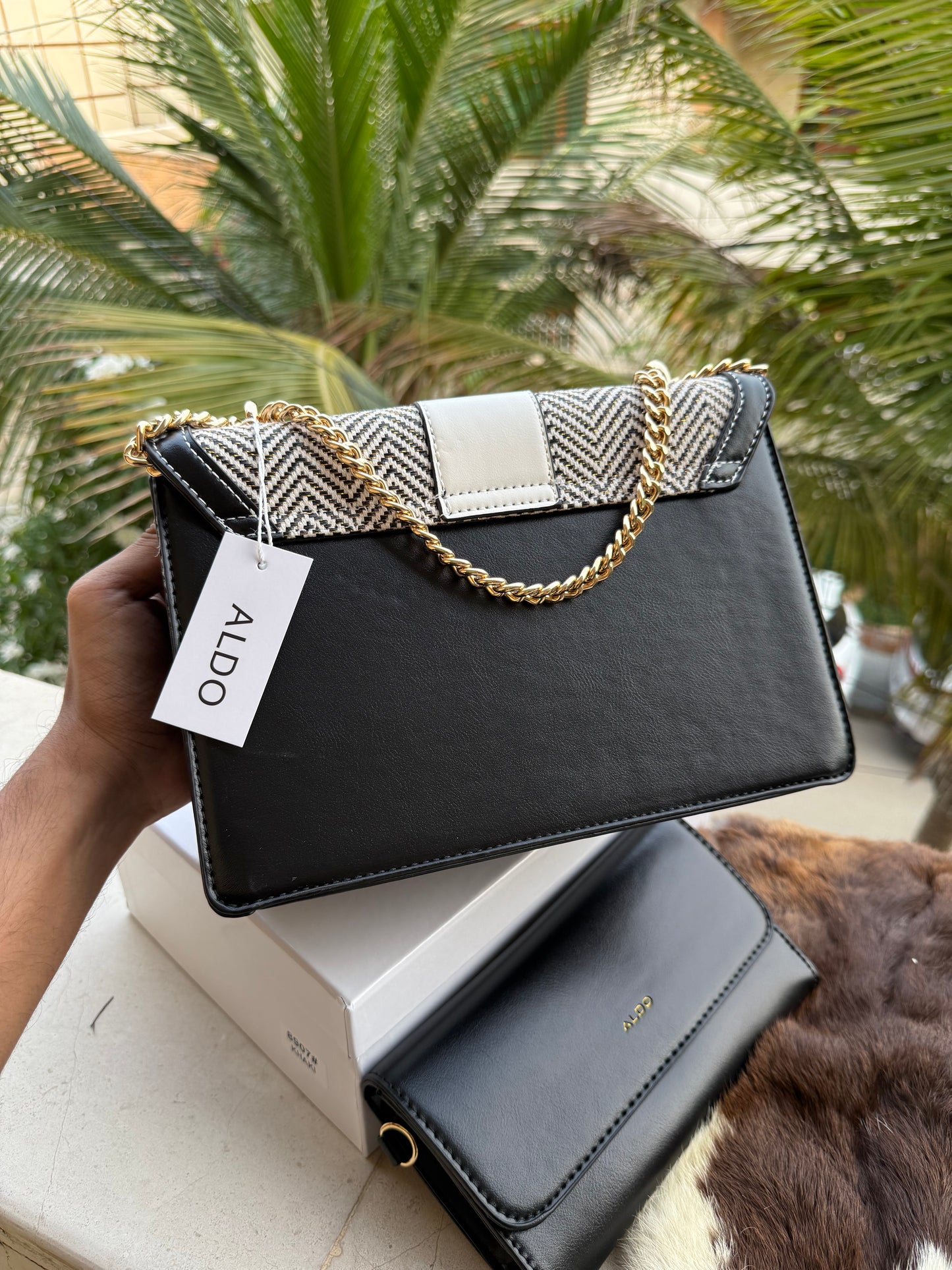 Aldo Alanderiel Crossbody with pouch and box