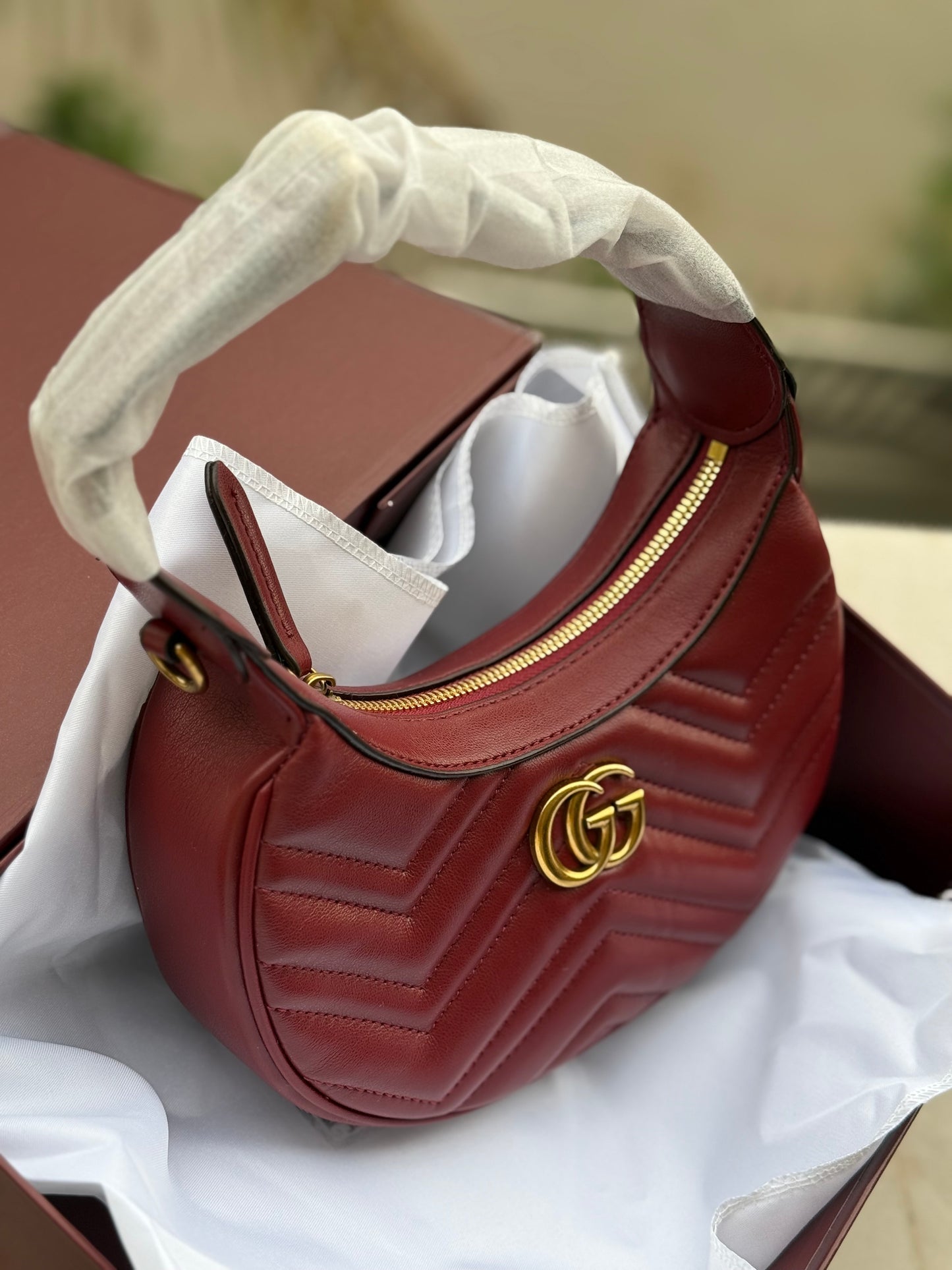 Gucci Marmont Shoulder bag With Box-Master Series With long chain
